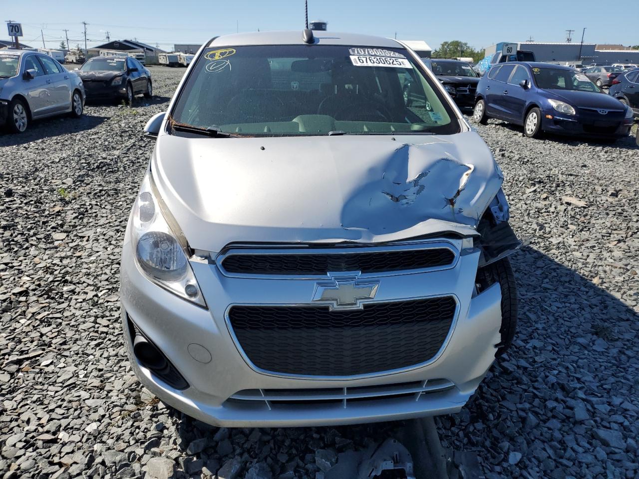 2015 Chevrolet Spark 1lt   Silver vin: KL8CD6S95FC791268