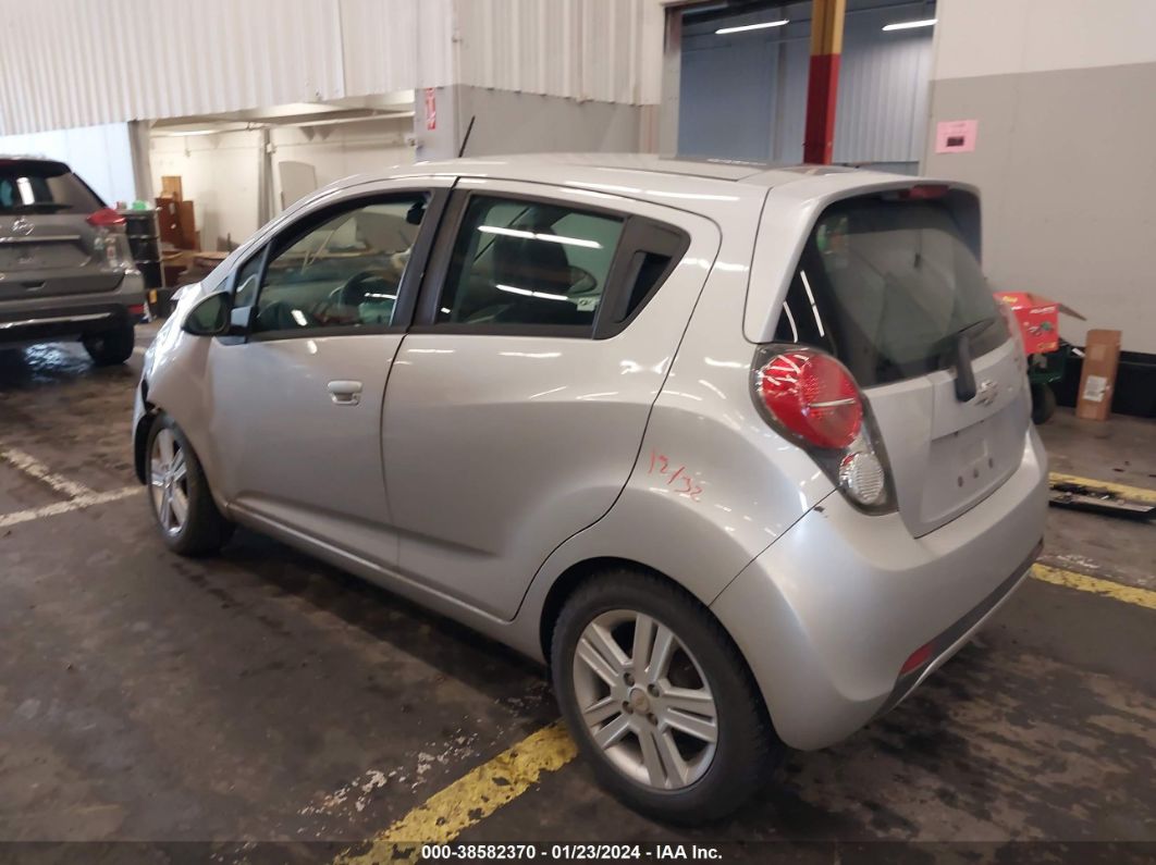 2013 Chevrolet Spark 1lt Auto Silver vin: KL8CD6S96DC500239