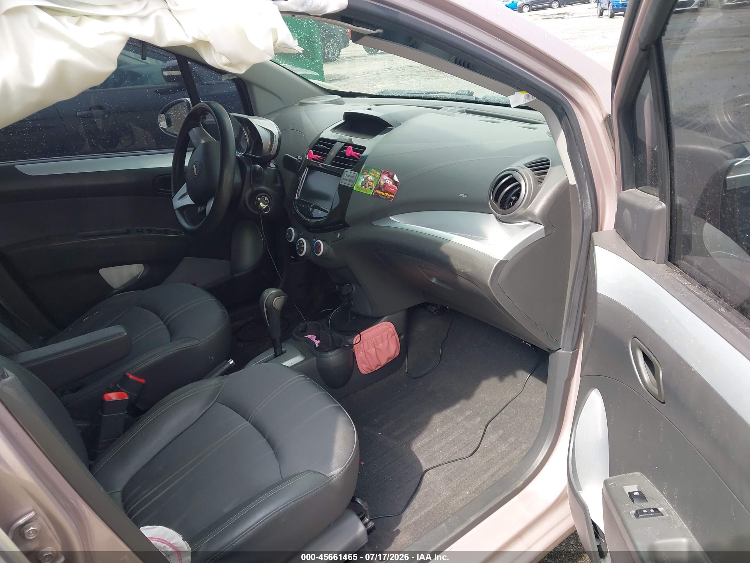 2013 Chevrolet Spark 1lt Auto Pink vin: KL8CD6S96DC503142
