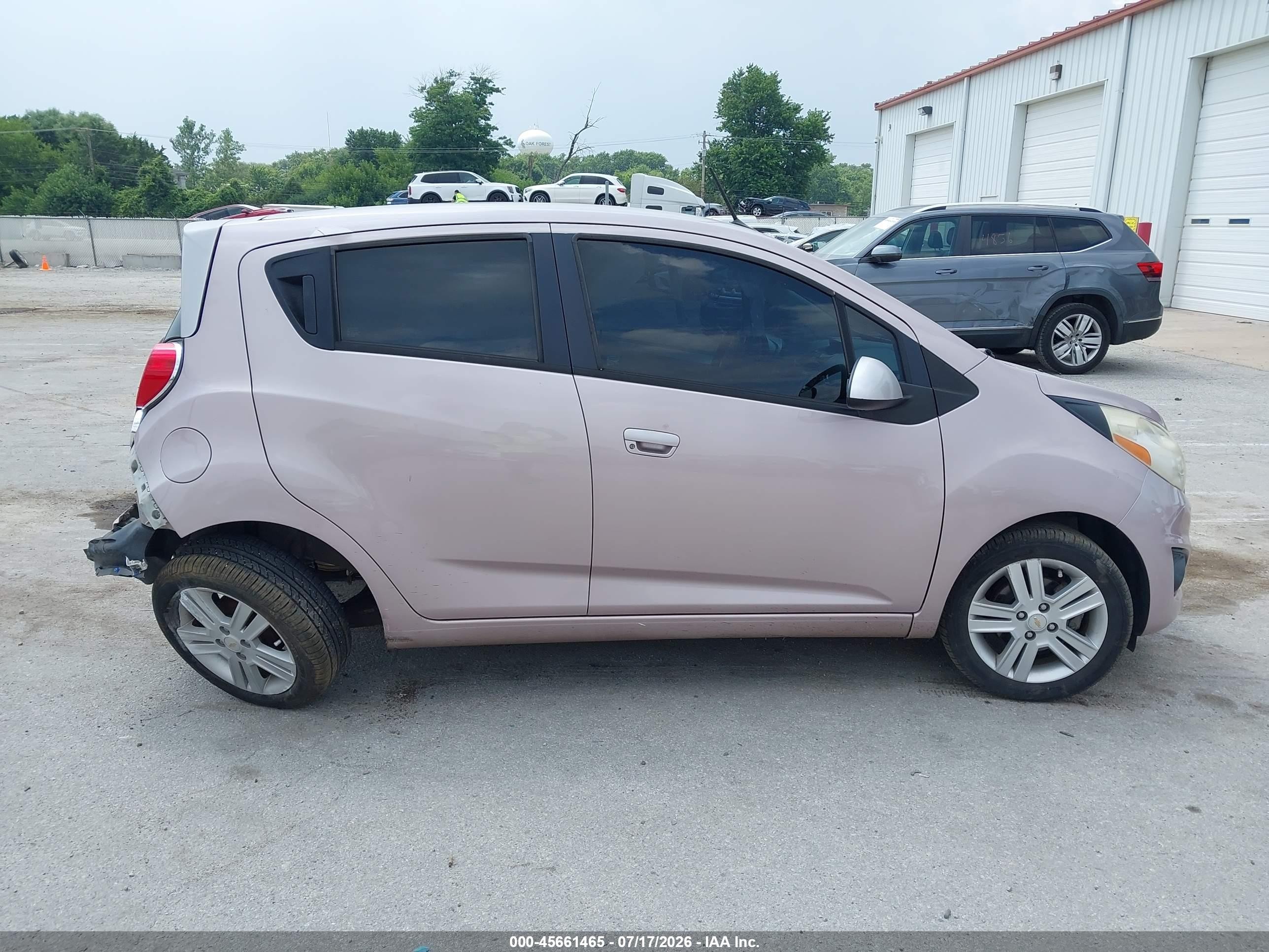 2013 Chevrolet Spark 1lt Auto Pink vin: KL8CD6S96DC503142
