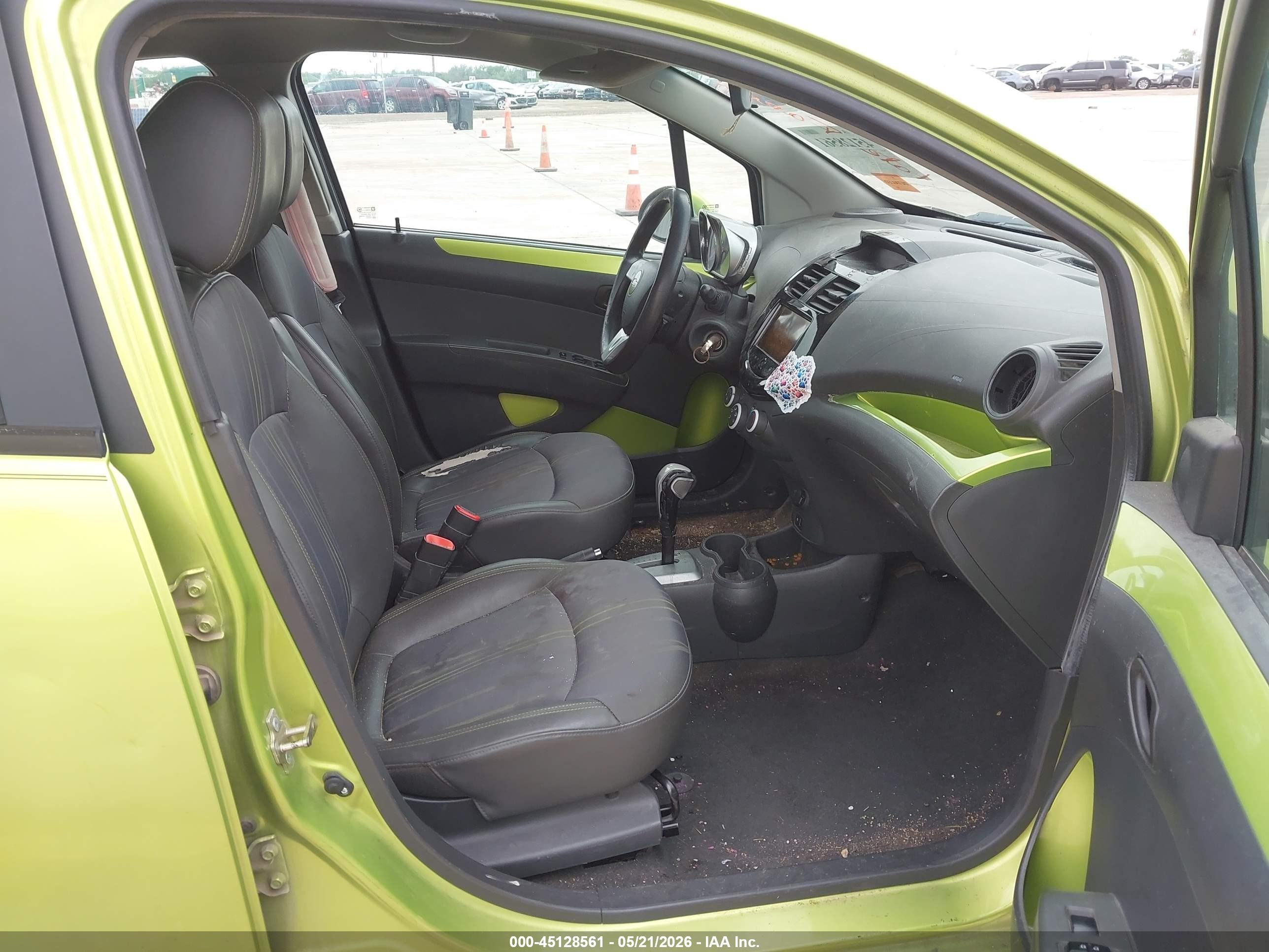 2013 Chevrolet Spark 1lt Auto Green vin: KL8CD6S96DC510639
