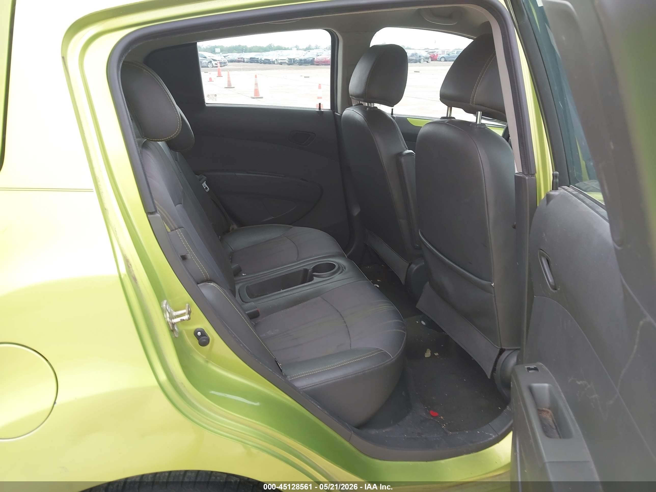 2013 Chevrolet Spark 1lt Auto Green vin: KL8CD6S96DC510639
