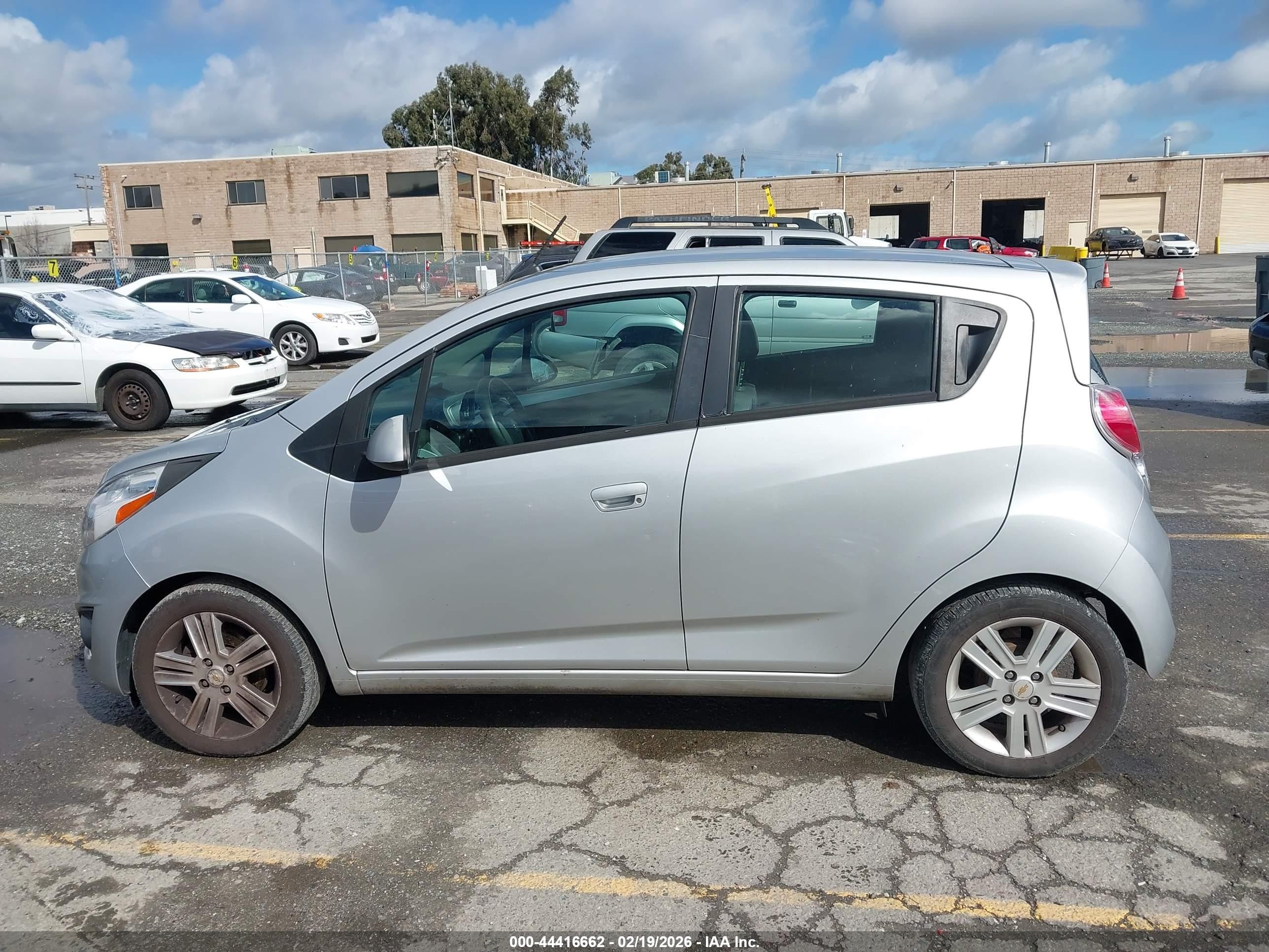 2013 Chevrolet Spark 1lt Auto Silver vin: KL8CD6S96DC585678