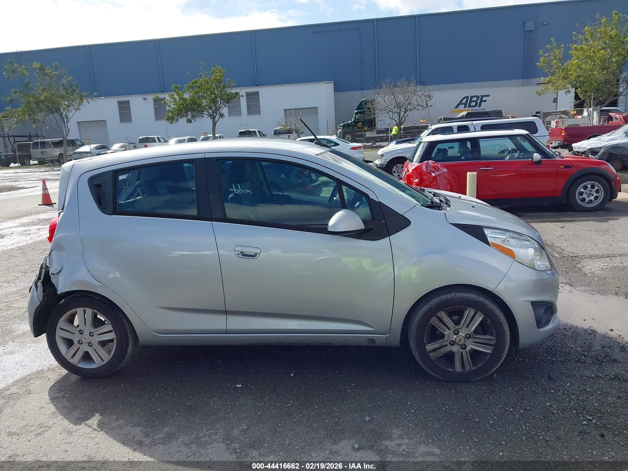 2013 Chevrolet Spark 1lt Auto Silver vin: KL8CD6S96DC585678