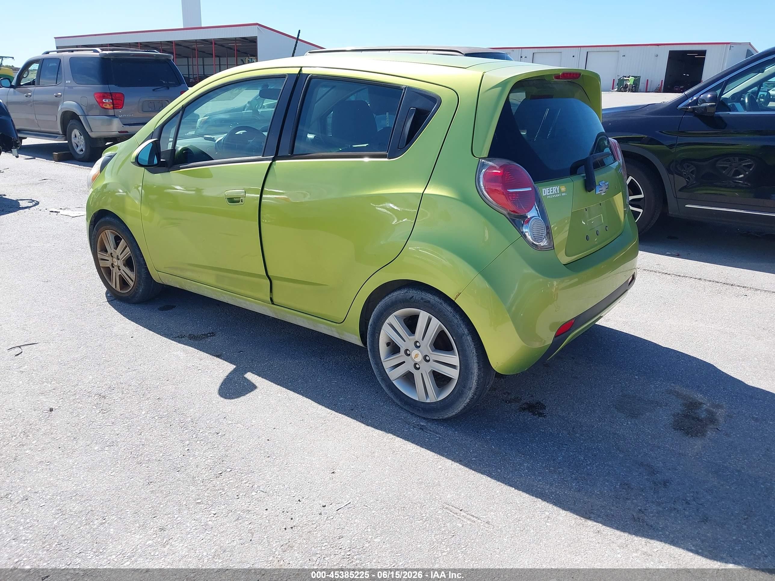 2013 Chevrolet Spark 1lt Auto Green vin: KL8CD6S96DC611843
