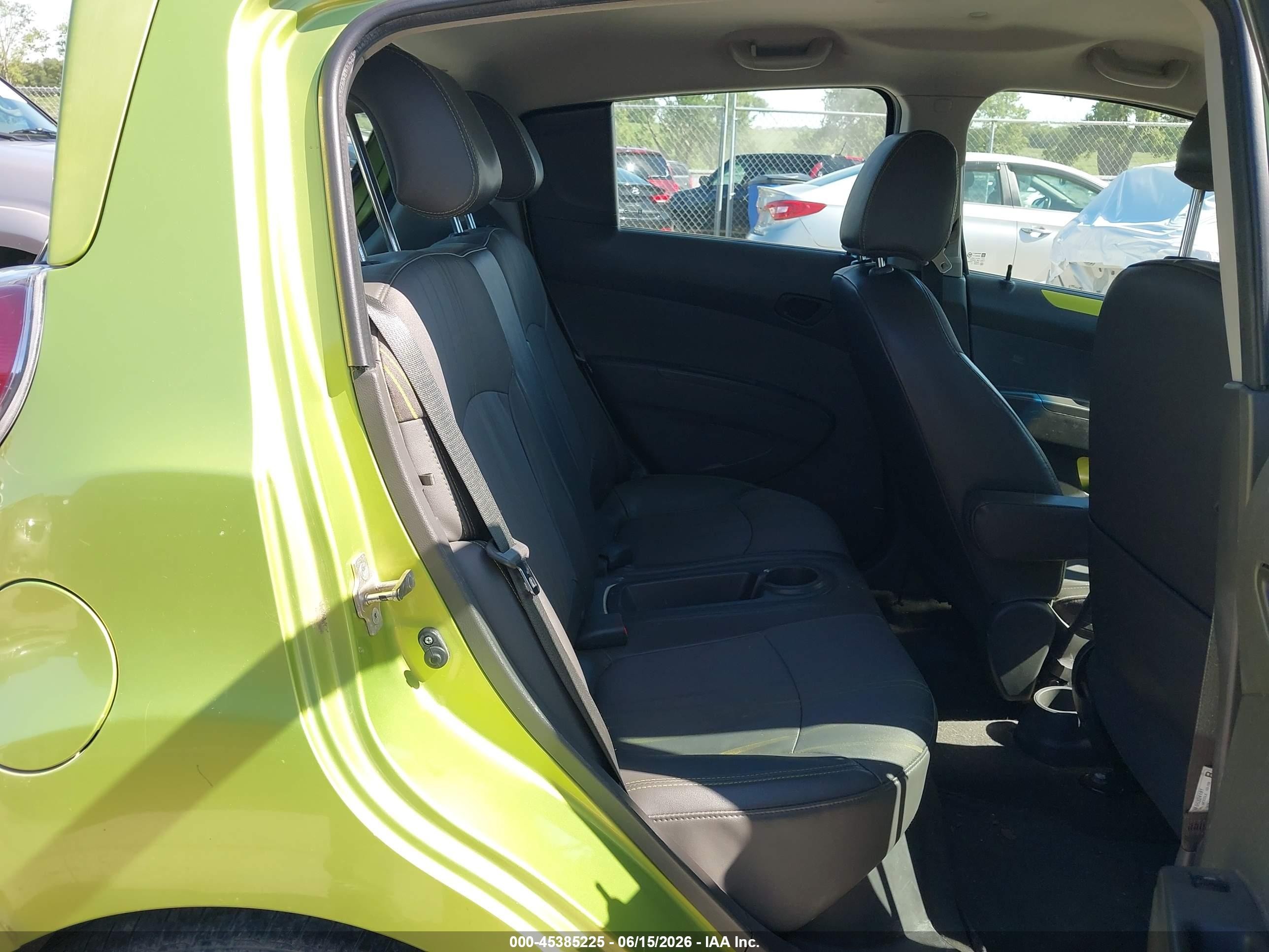 2013 Chevrolet Spark 1lt Auto Green vin: KL8CD6S96DC611843