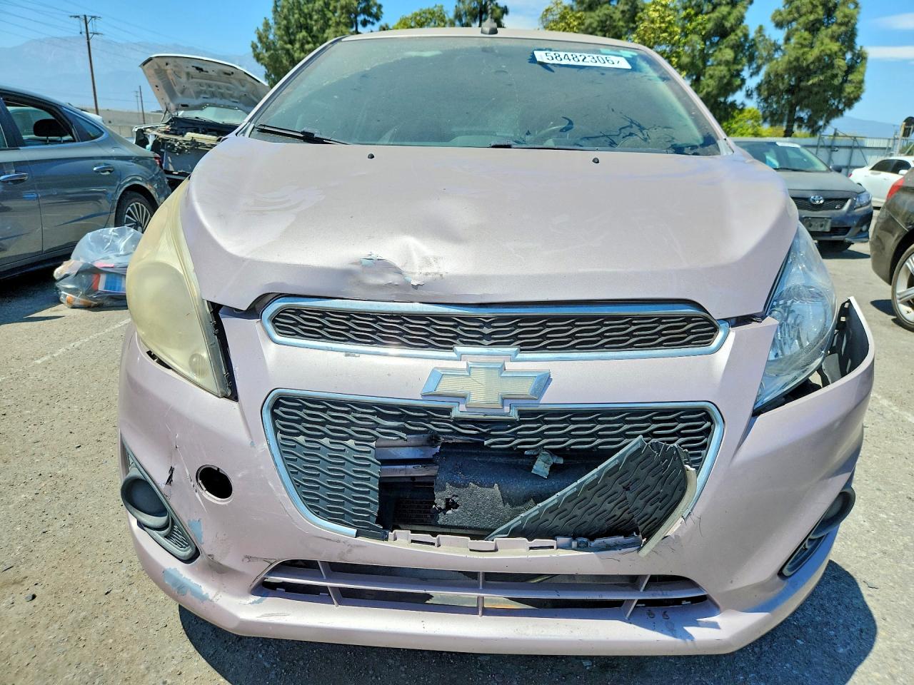 2013 Chevrolet Spark 1lt Pink vin: KL8CD6S96DC626441