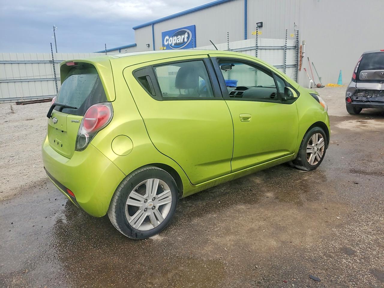 2013 Chevrolet Spark 1lt Green vin: KL8CD6S96DC627590