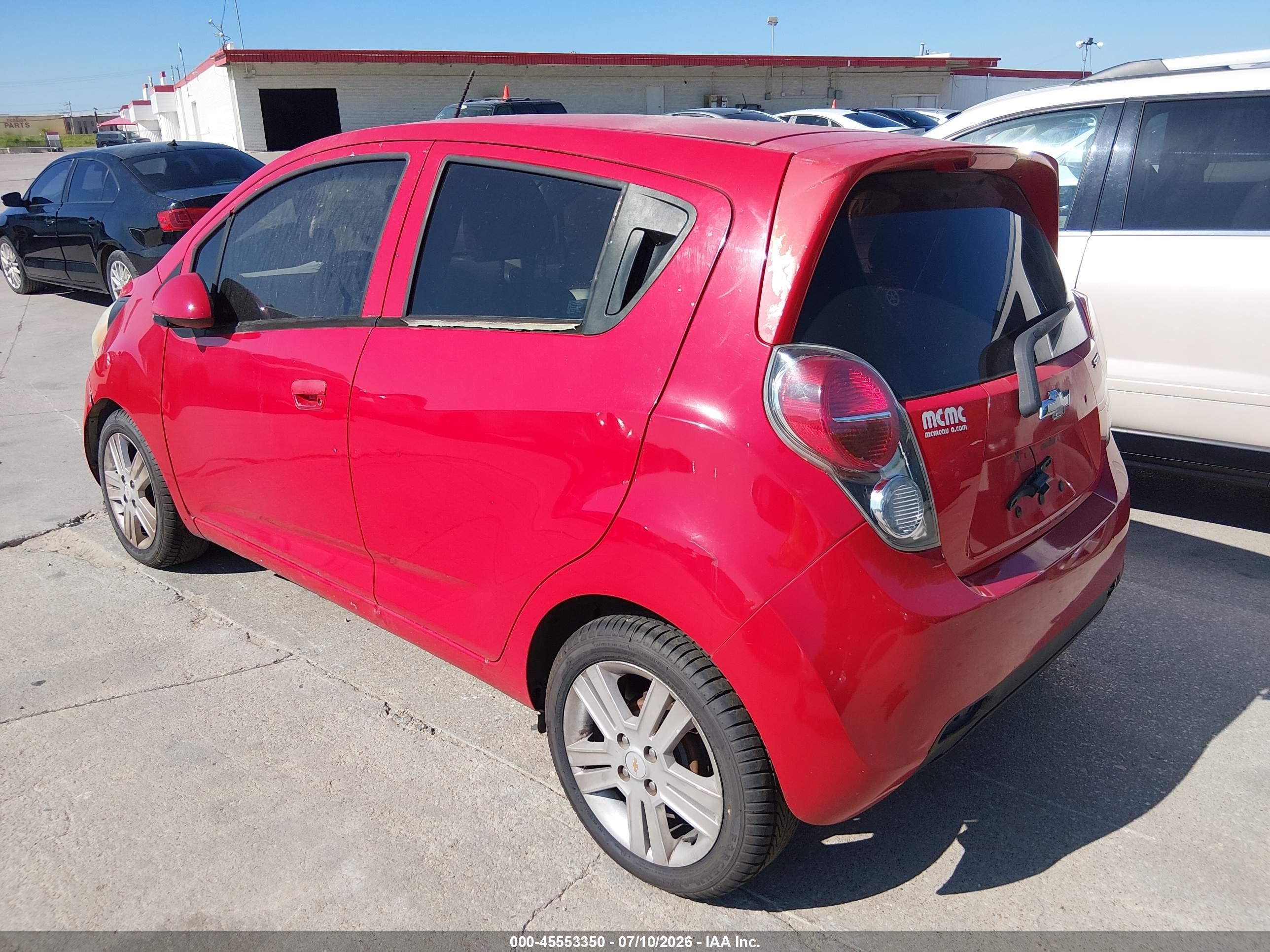 2014 Chevrolet Spark 1lt Auto Красный vin: KL8CD6S96EC517706