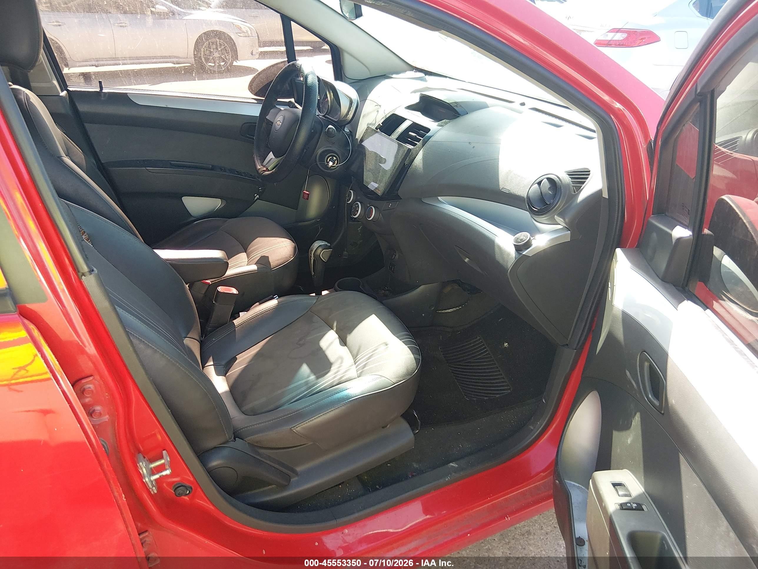 2014 Chevrolet Spark 1lt Auto Красный vin: KL8CD6S96EC517706
