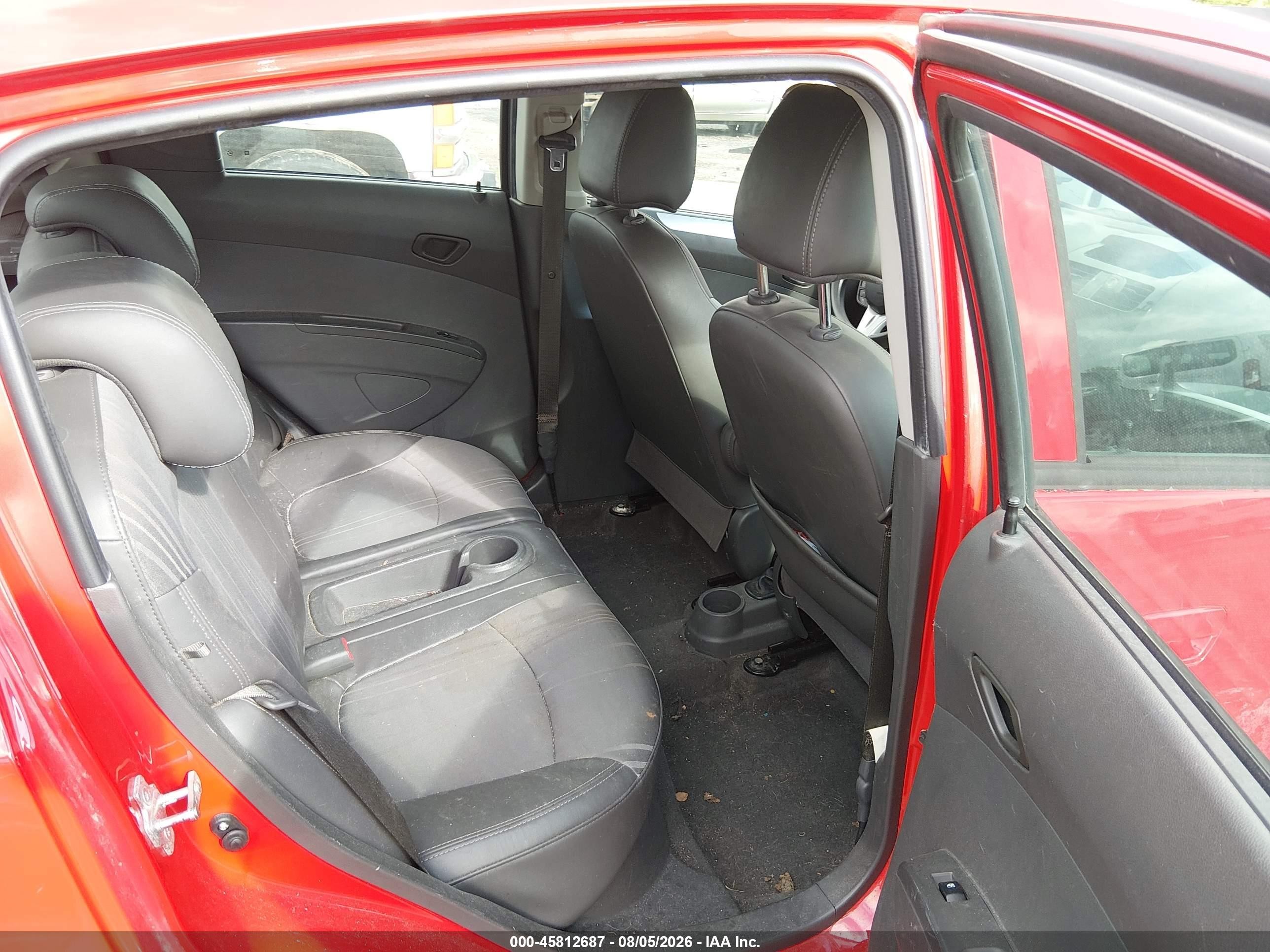 2014 Chevrolet Spark 1lt Auto Red vin: KL8CD6S96EC534764