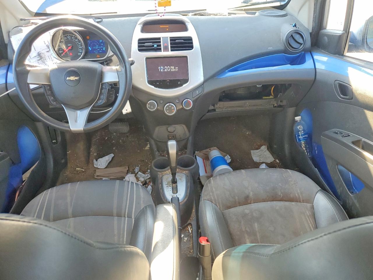2014 Chevrolet Spark 1lt Blue vin: KL8CD6S96EC546252