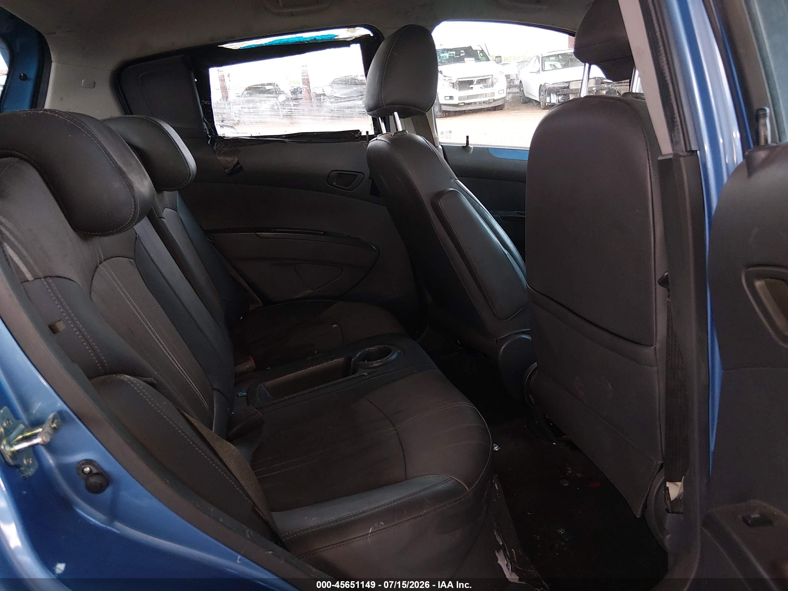 2014 Chevrolet Spark 1lt Auto Blue vin: KL8CD6S96EC585276