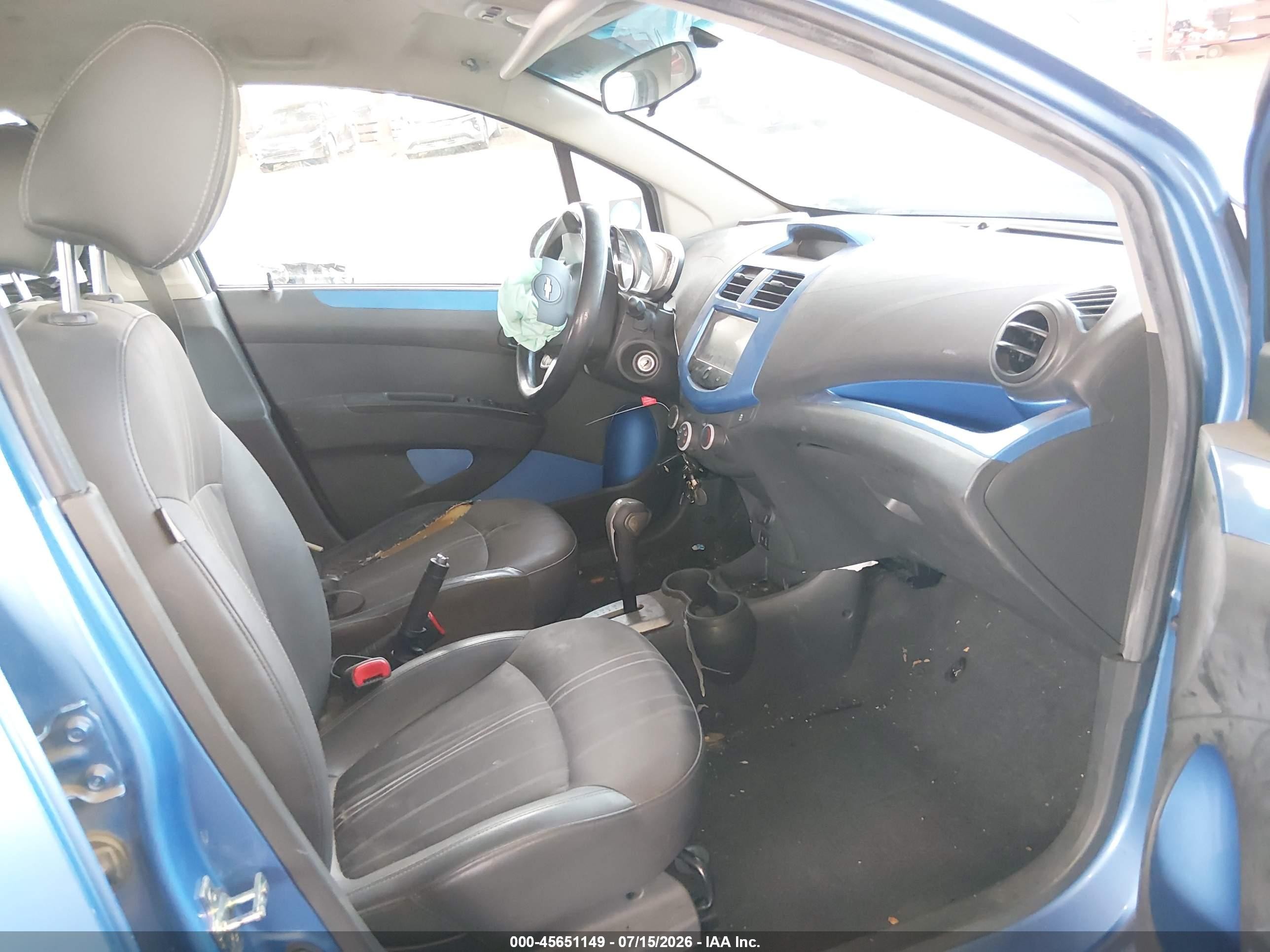 2014 Chevrolet Spark 1lt Auto Blue vin: KL8CD6S96EC585276