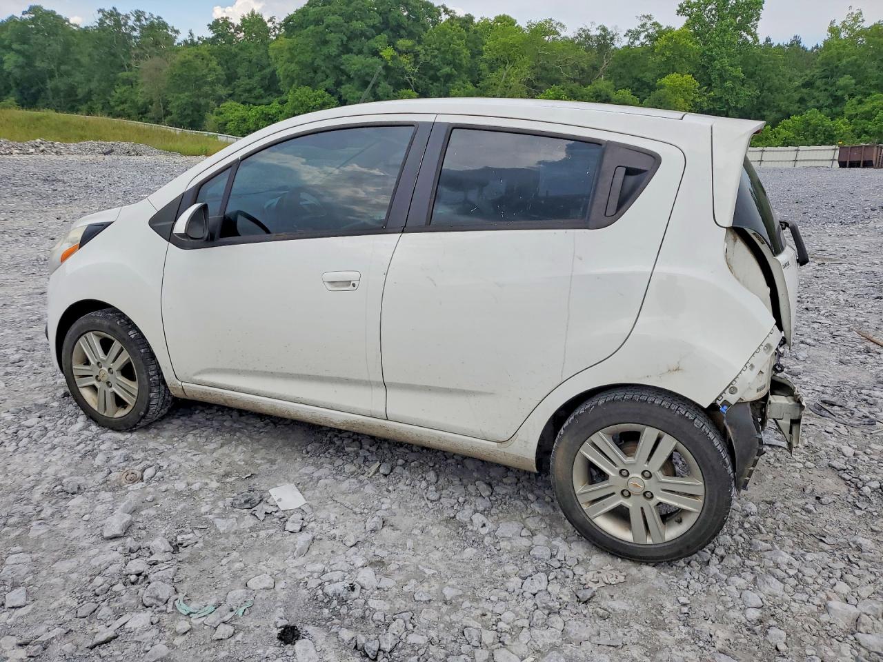 2015 Chevrolet Spark 1lt White vin: KL8CD6S96FC725117