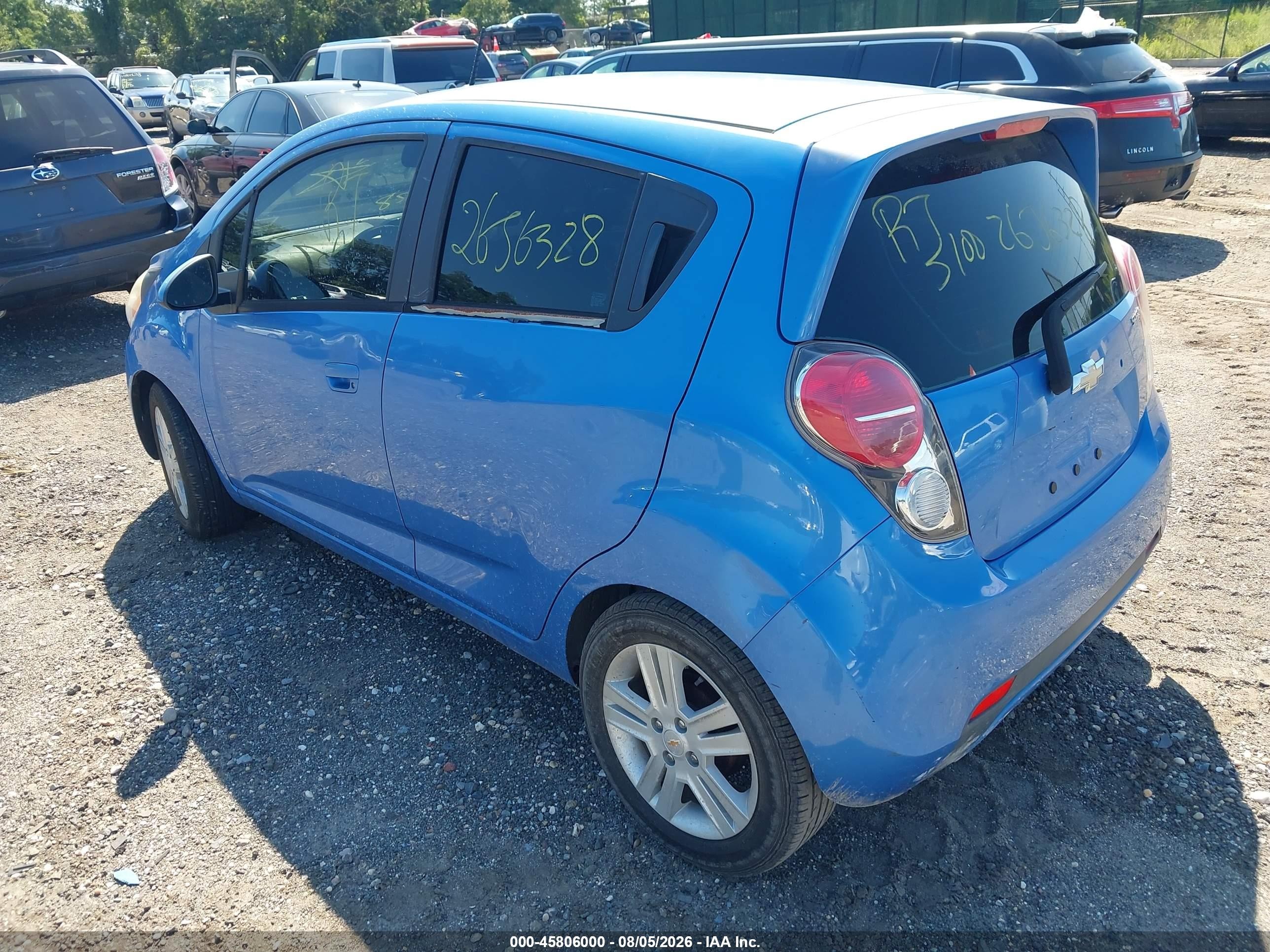 2015 Chevrolet Spark 1lt Синий vin: KL8CD6S96FC737722