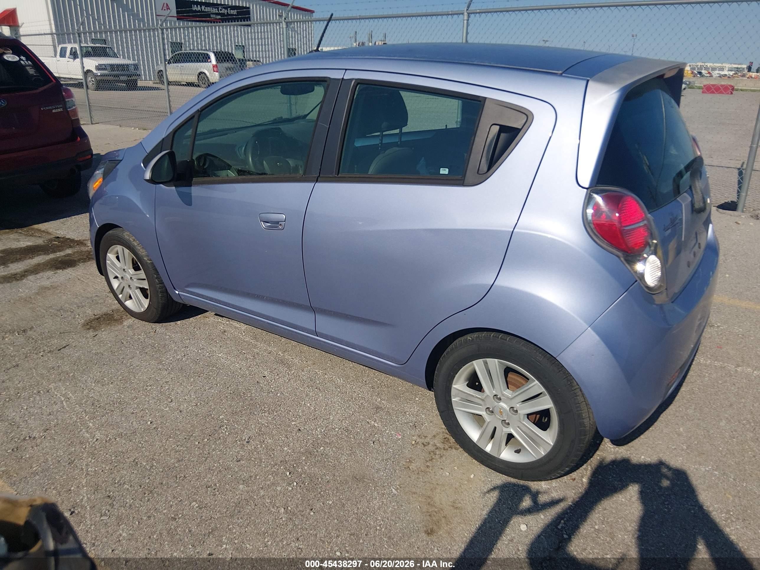 2015 Chevrolet Spark 1lt Cvt Blue vin: KL8CD6S96FC782966