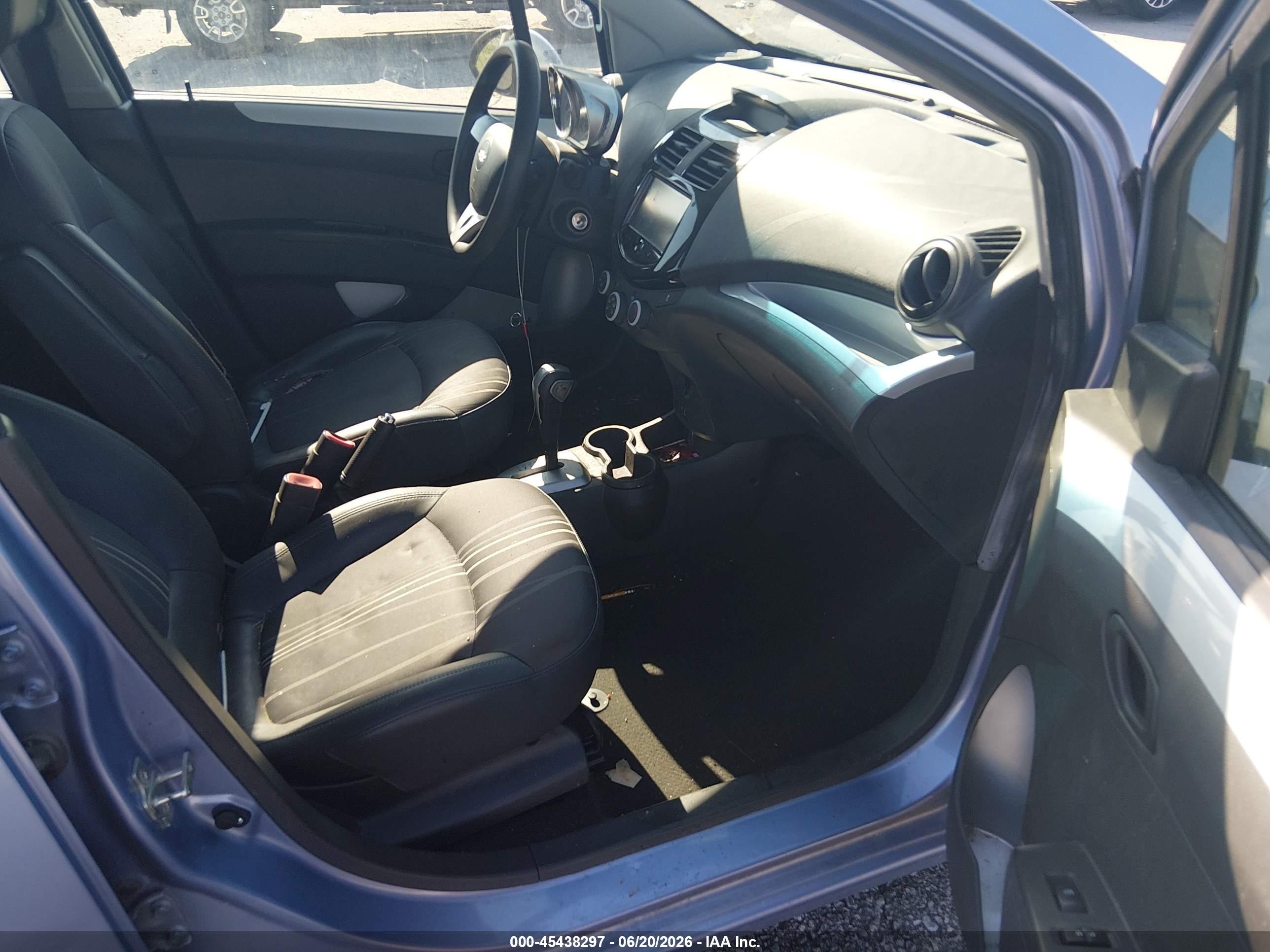 2015 Chevrolet Spark 1lt Cvt Blue vin: KL8CD6S96FC782966