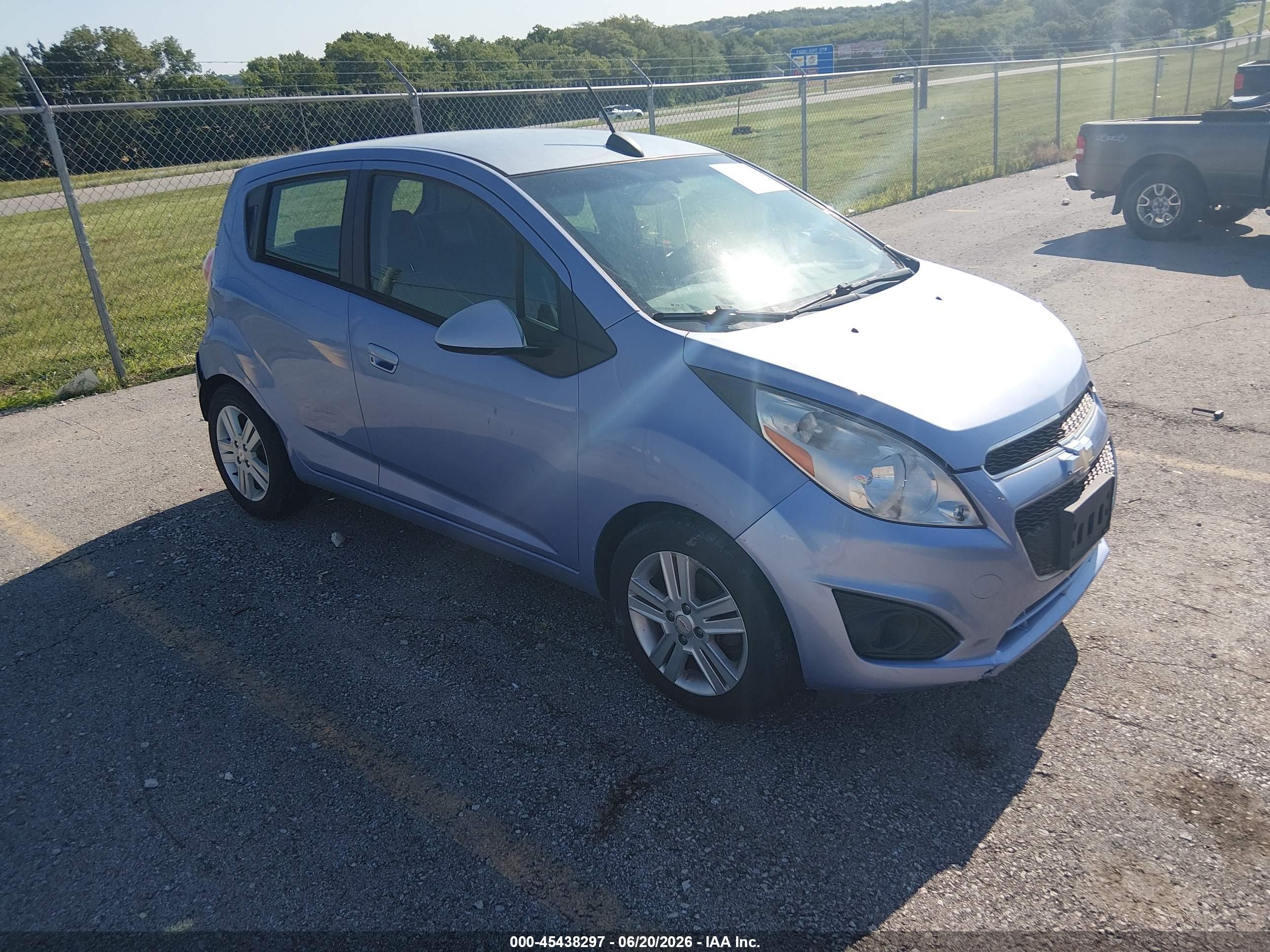 2015 Chevrolet Spark 1lt Cvt Blue vin: KL8CD6S96FC782966