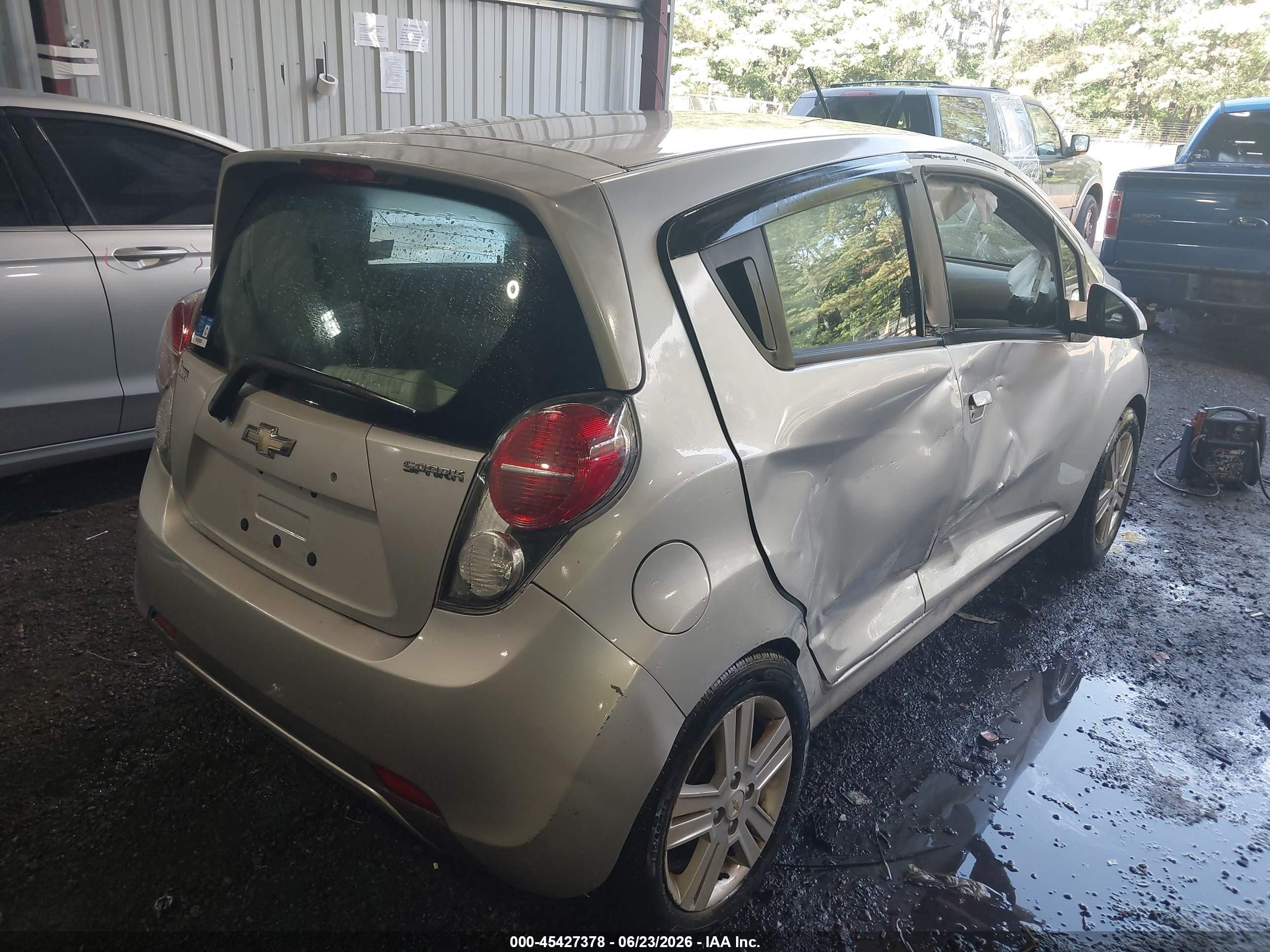 2013 Chevrolet Spark 1lt Auto Серый vin: KL8CD6S97DC584958