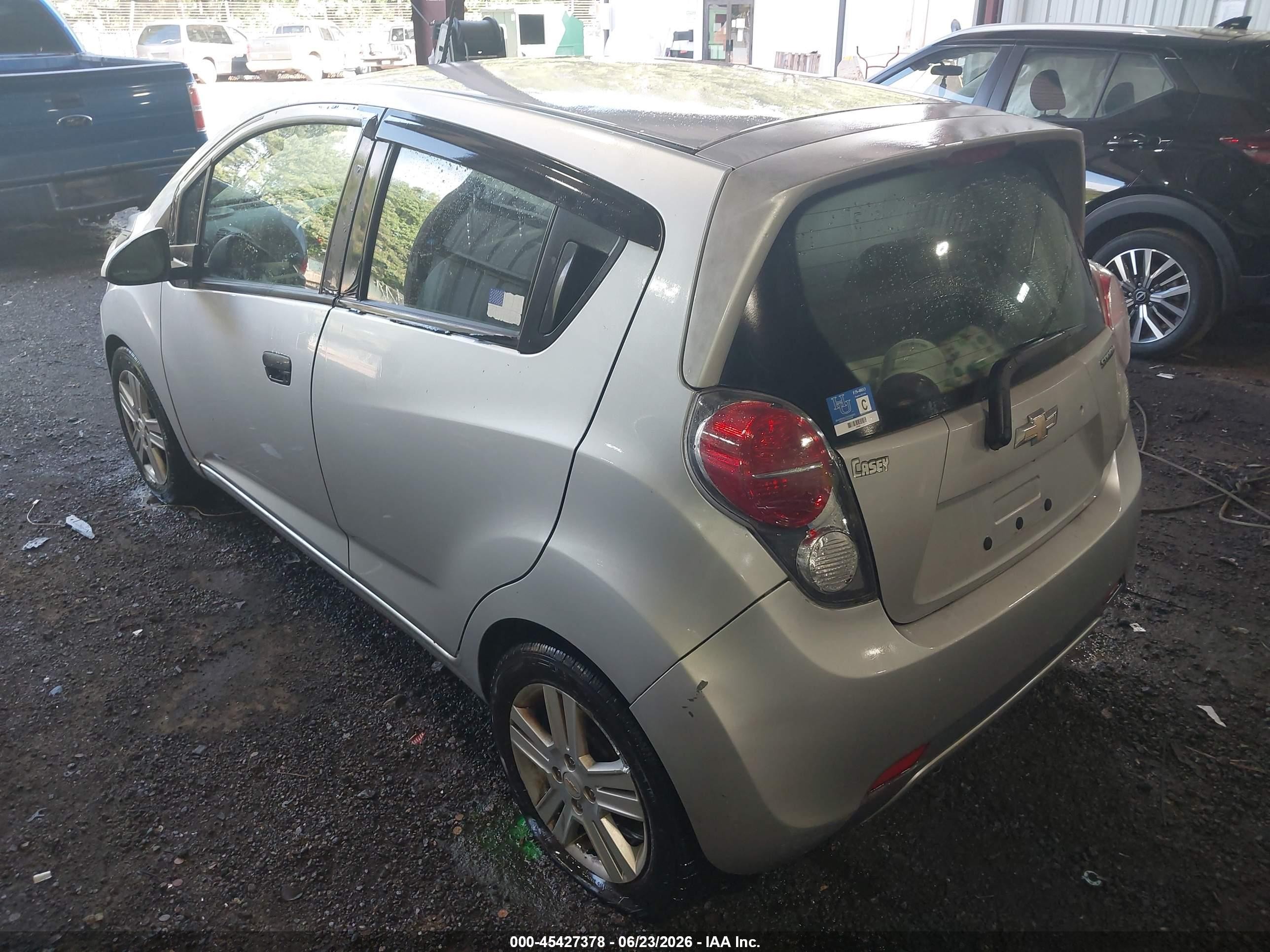 2013 Chevrolet Spark 1lt Auto Серый vin: KL8CD6S97DC584958