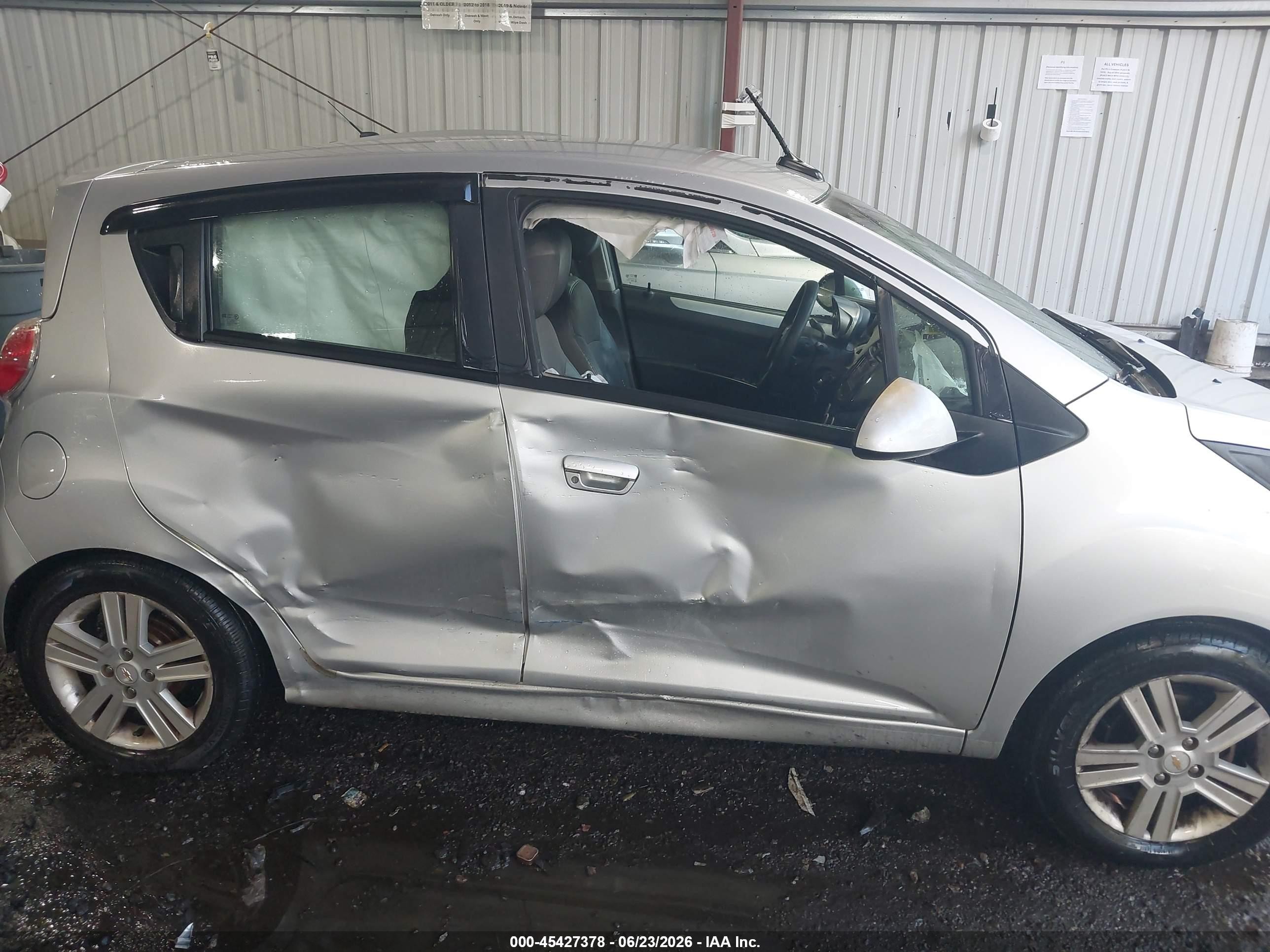 2013 Chevrolet Spark 1lt Auto Серый vin: KL8CD6S97DC584958