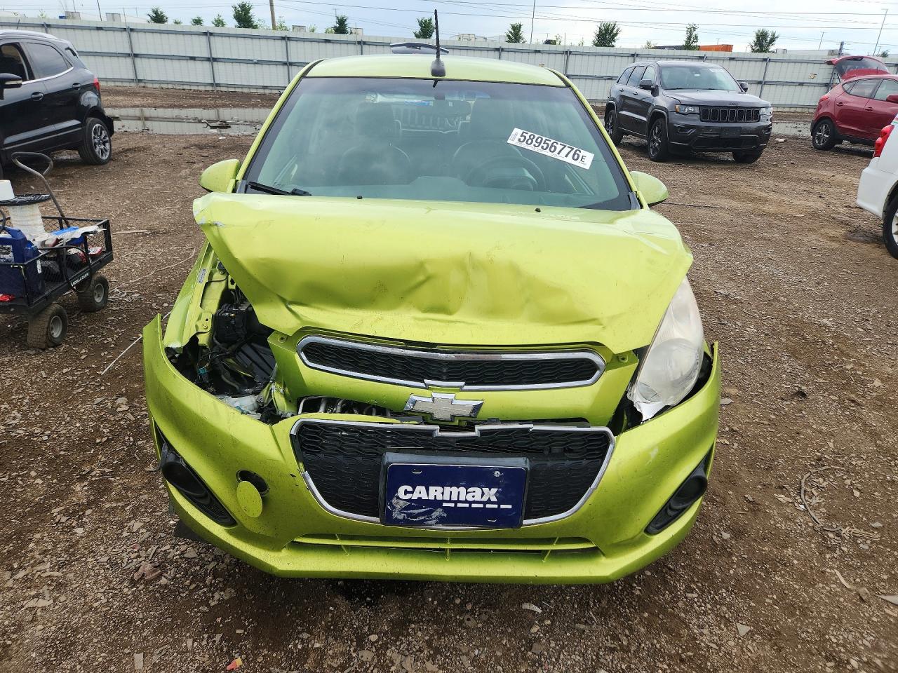 2014 Chevrolet Spark 1lt Green vin: KL8CD6S97EC403763