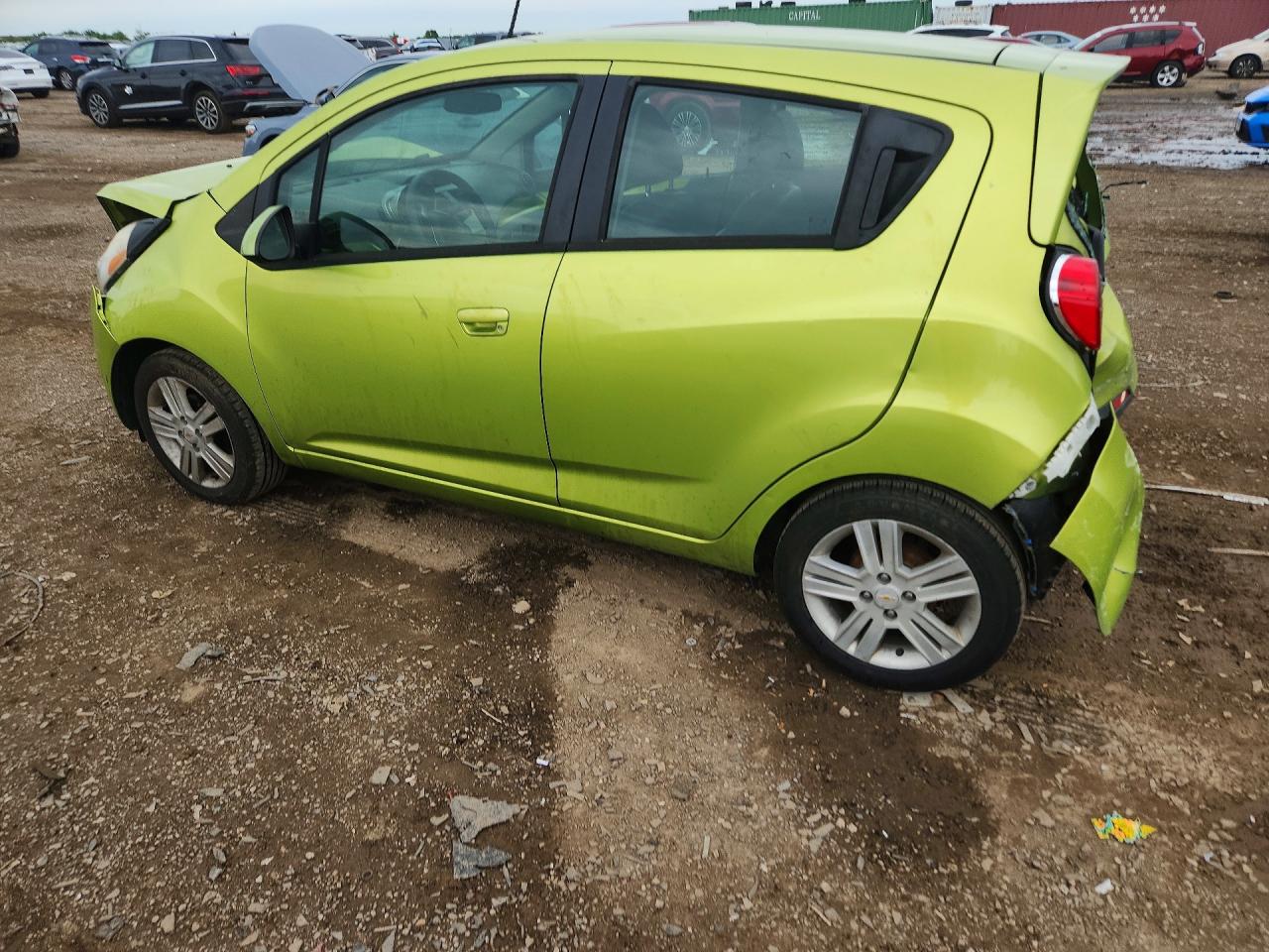 2014 Chevrolet Spark 1lt Green vin: KL8CD6S97EC403763