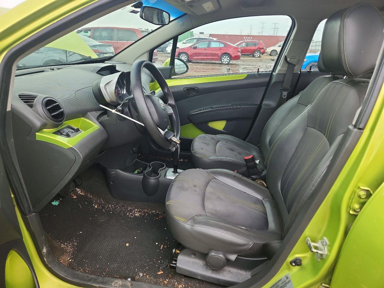2014 Chevrolet Spark 1lt Green vin: KL8CD6S97EC403763
