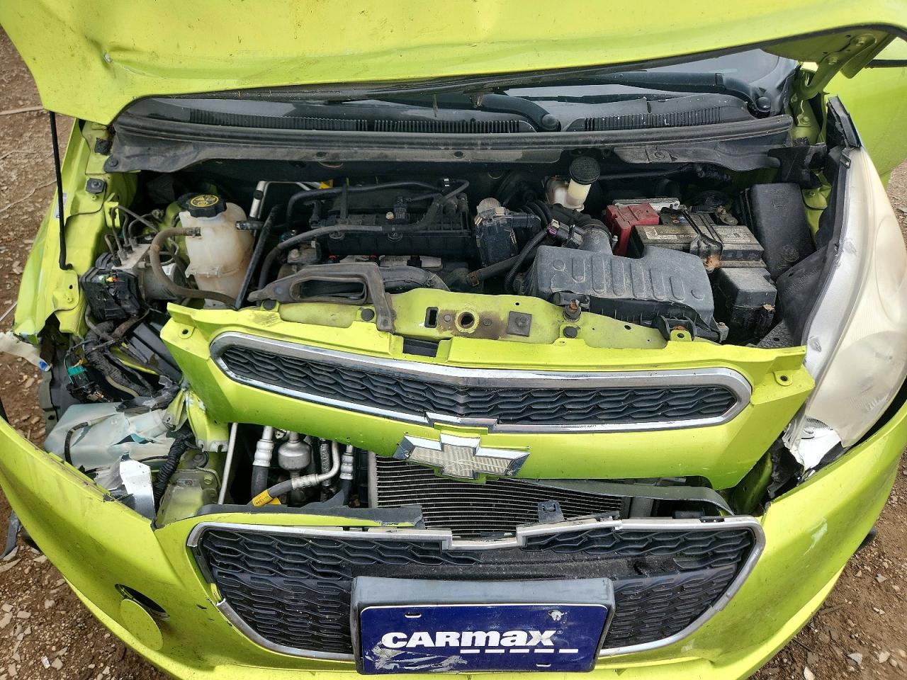 2014 Chevrolet Spark 1lt Green vin: KL8CD6S97EC403763