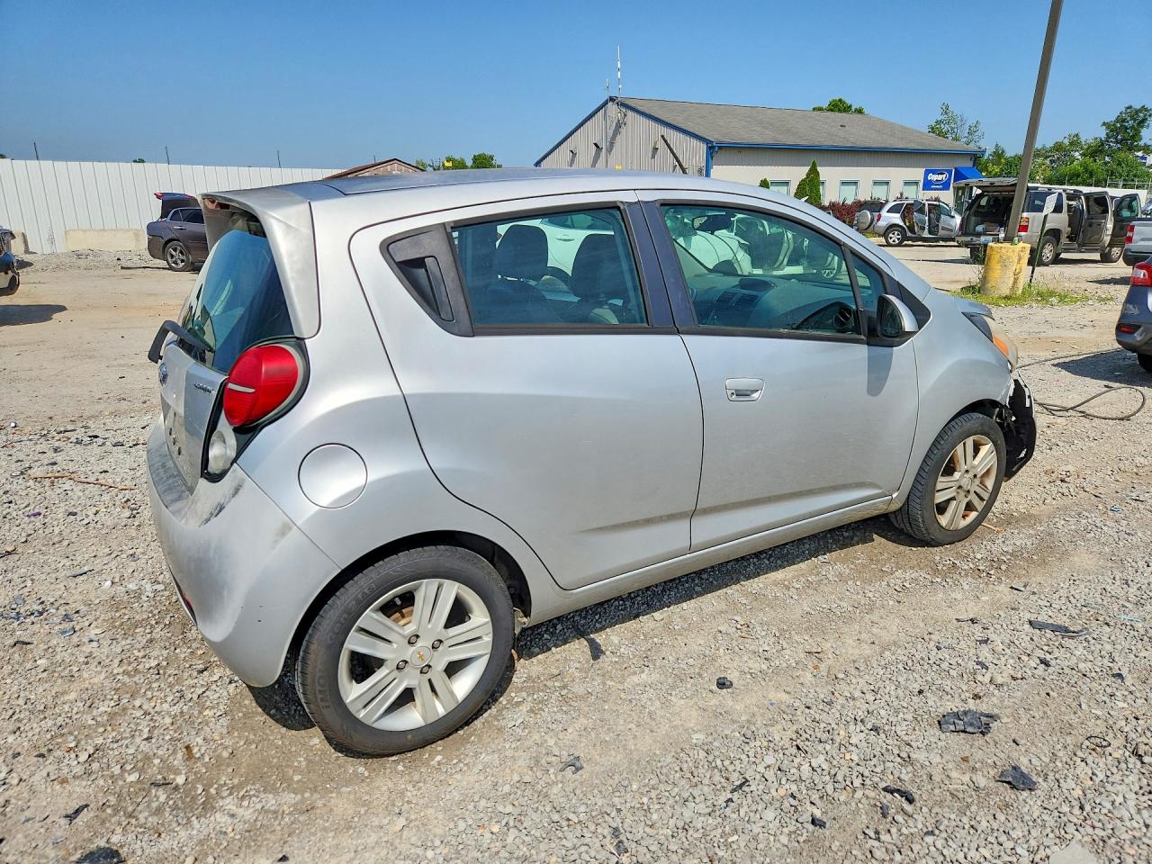 2014 Chevrolet Spark 1lt Silver vin: KL8CD6S97EC412639