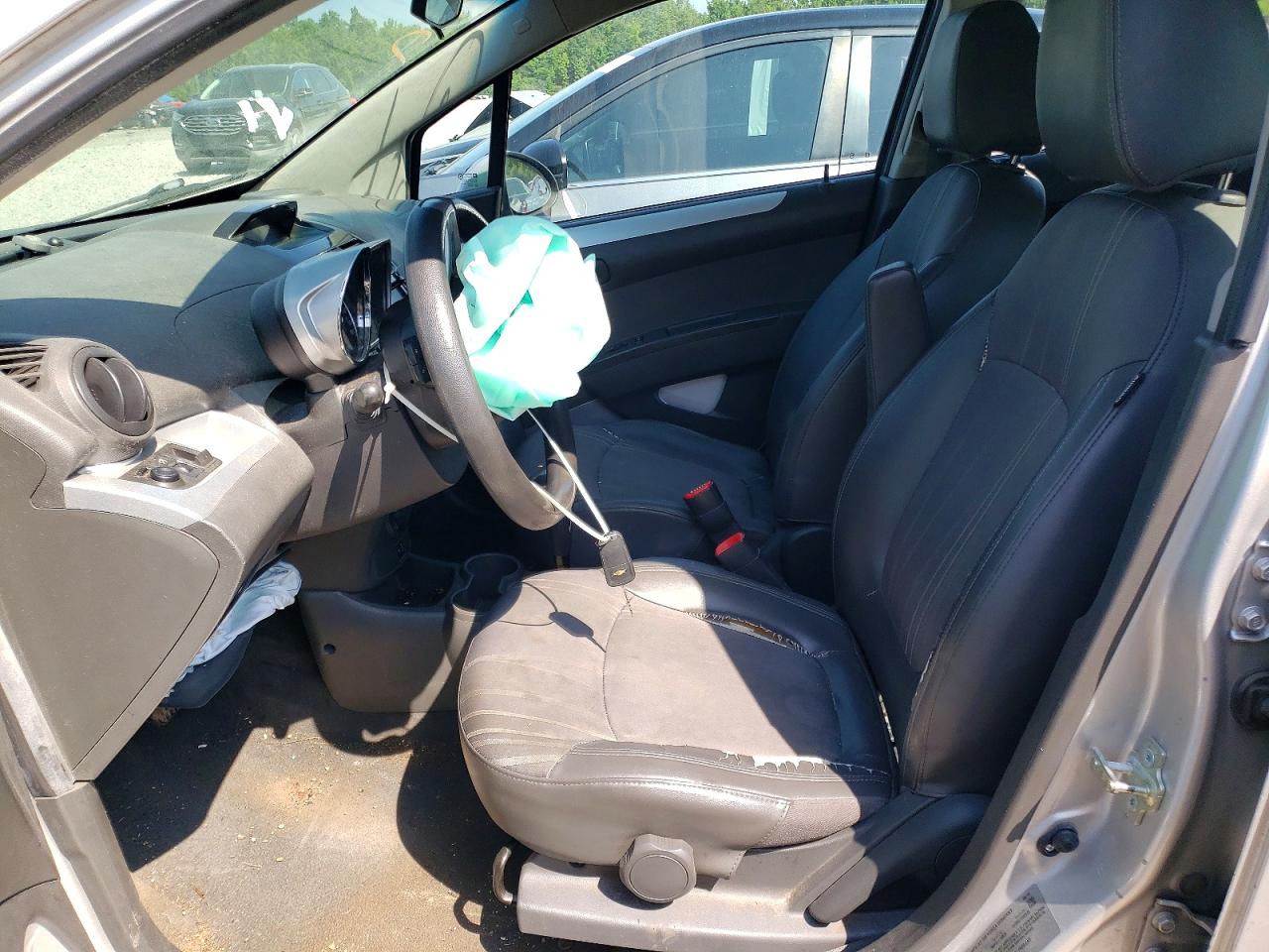 2014 Chevrolet Spark 1lt Silver vin: KL8CD6S97EC412639