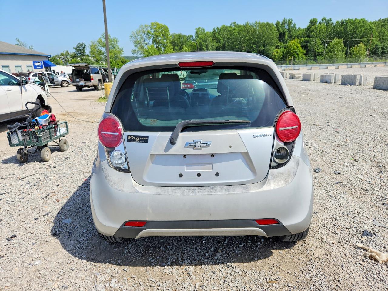 2014 Chevrolet Spark 1lt Silver vin: KL8CD6S97EC412639