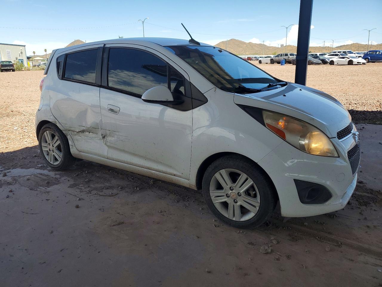 2014 Chevrolet Spark 1lt White vin: KL8CD6S97EC414598