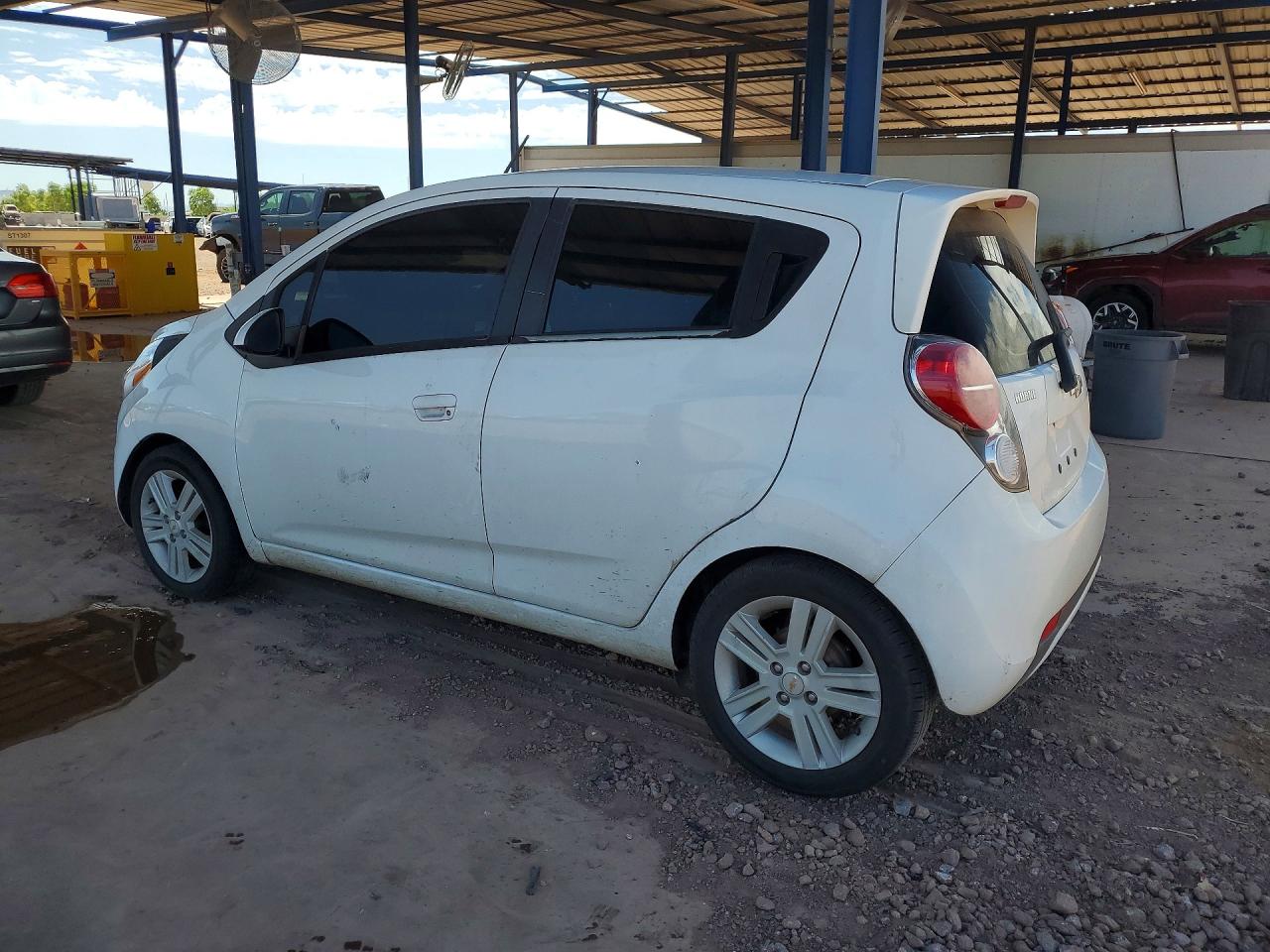 2014 Chevrolet Spark 1lt White vin: KL8CD6S97EC414598