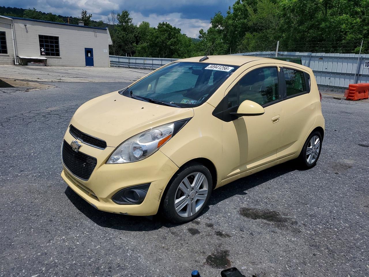 2014 Chevrolet Spark 1lt Yellow vin: KL8CD6S97EC536880