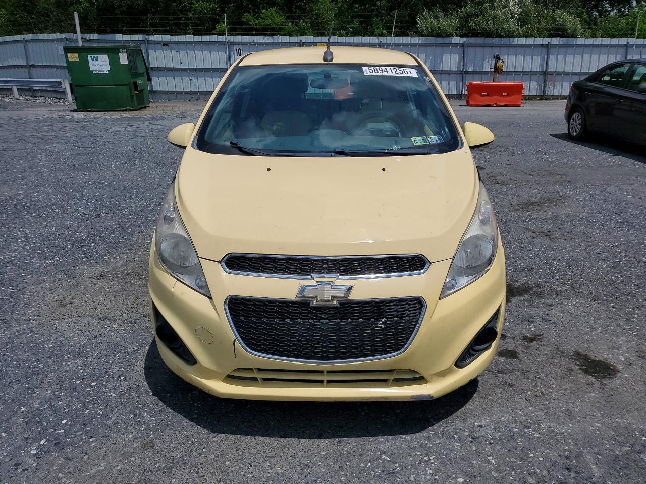 2014 Chevrolet Spark 1lt Yellow vin: KL8CD6S97EC536880
