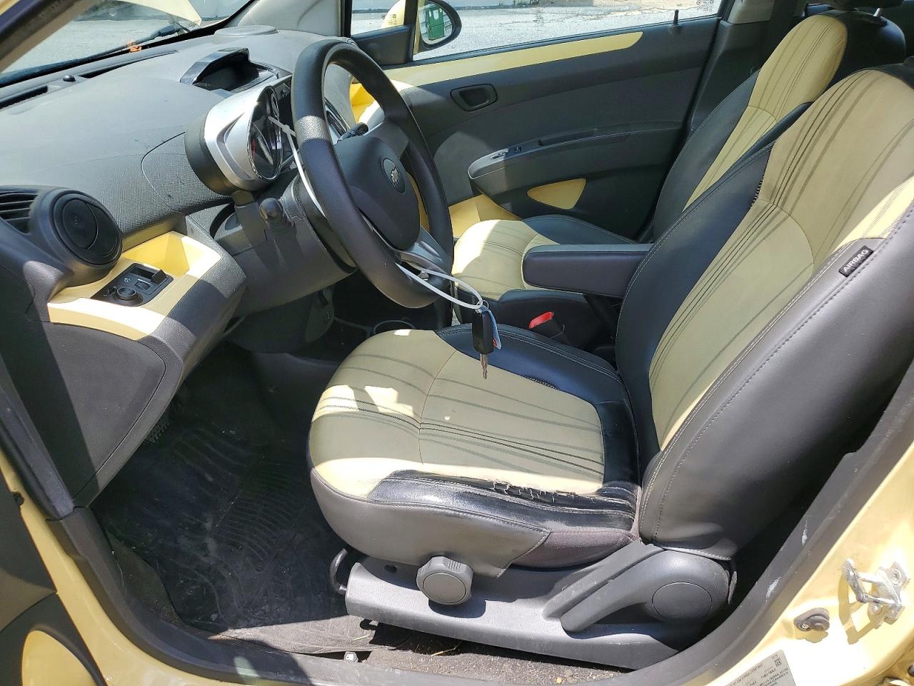 2014 Chevrolet Spark 1lt Yellow vin: KL8CD6S97EC536880