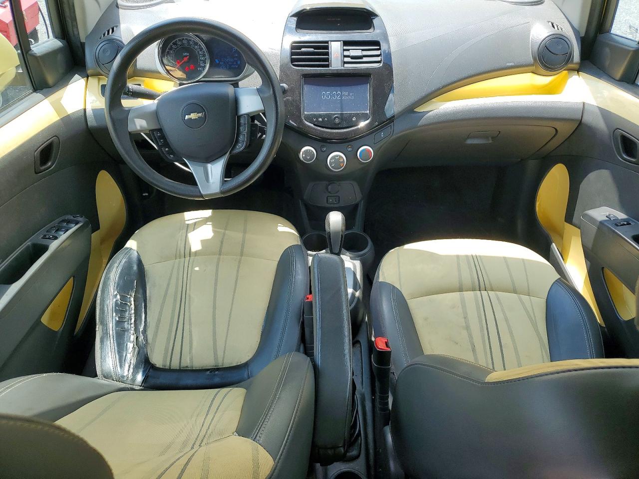 2014 Chevrolet Spark 1lt Yellow vin: KL8CD6S97EC536880
