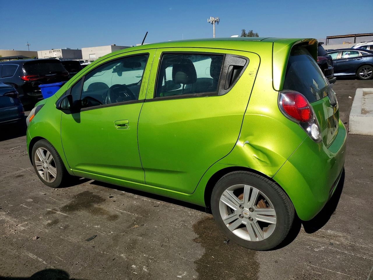 2014 Chevrolet Spark 1lt Green vin: KL8CD6S97EC584007