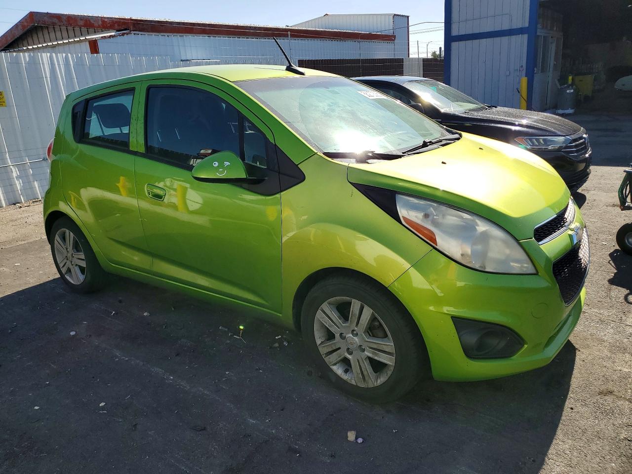 2014 Chevrolet Spark 1lt Green vin: KL8CD6S97EC584007