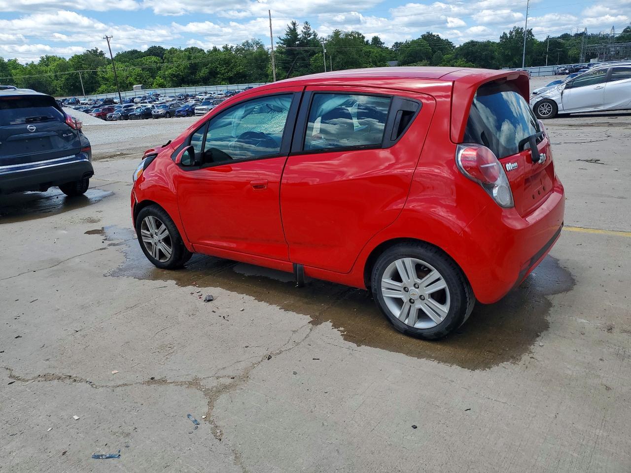 2015 Chevrolet Spark 1lt Red vin: KL8CD6S97FC721898