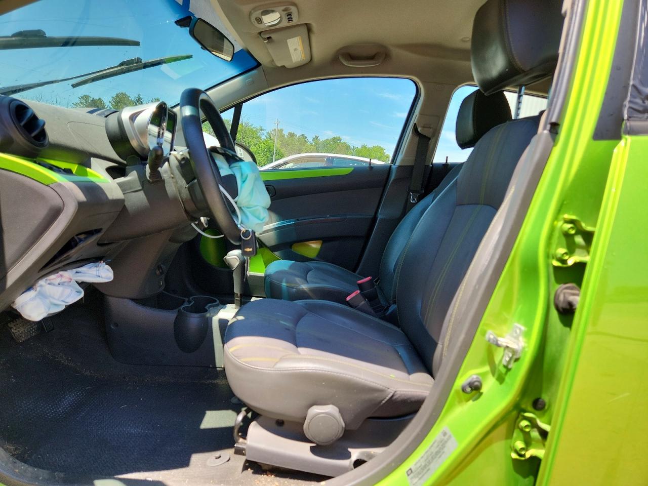 2015 Chevrolet Spark 1lt Green vin: KL8CD6S97FC741892