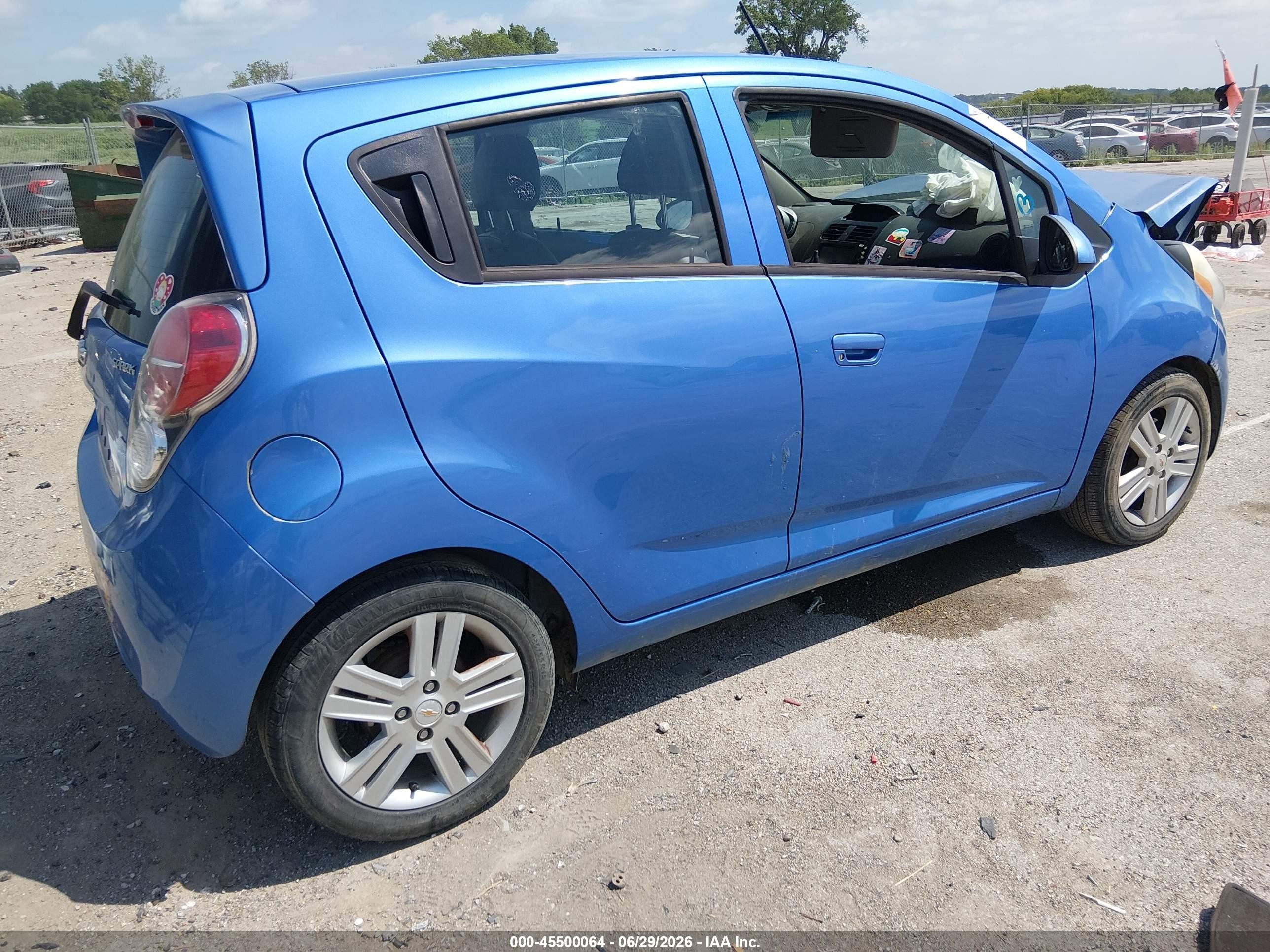 2015 Chevrolet Spark 1lt Cvt Blue vin: KL8CD6S97FC749863