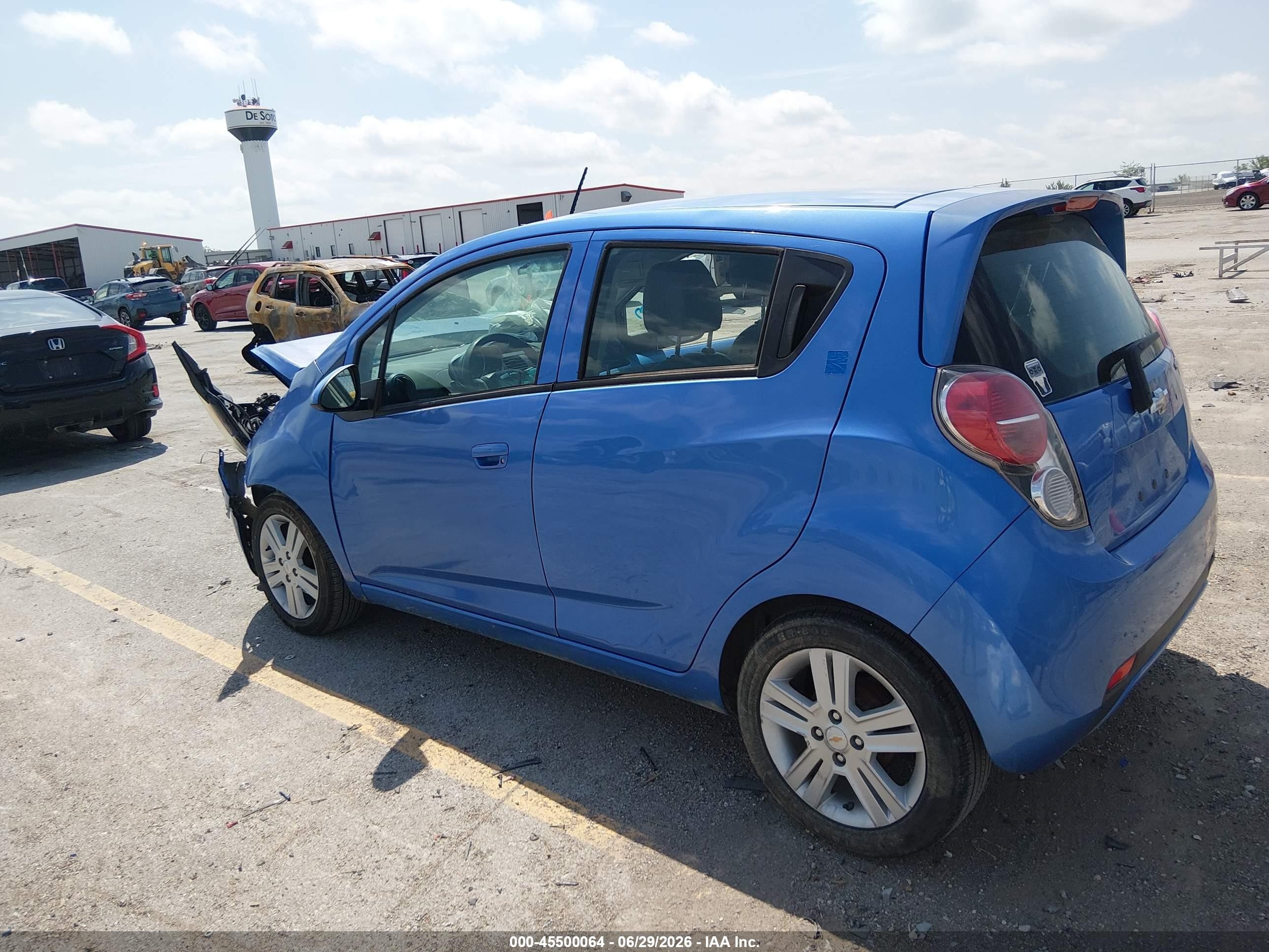 2015 Chevrolet Spark 1lt Cvt Blue vin: KL8CD6S97FC749863