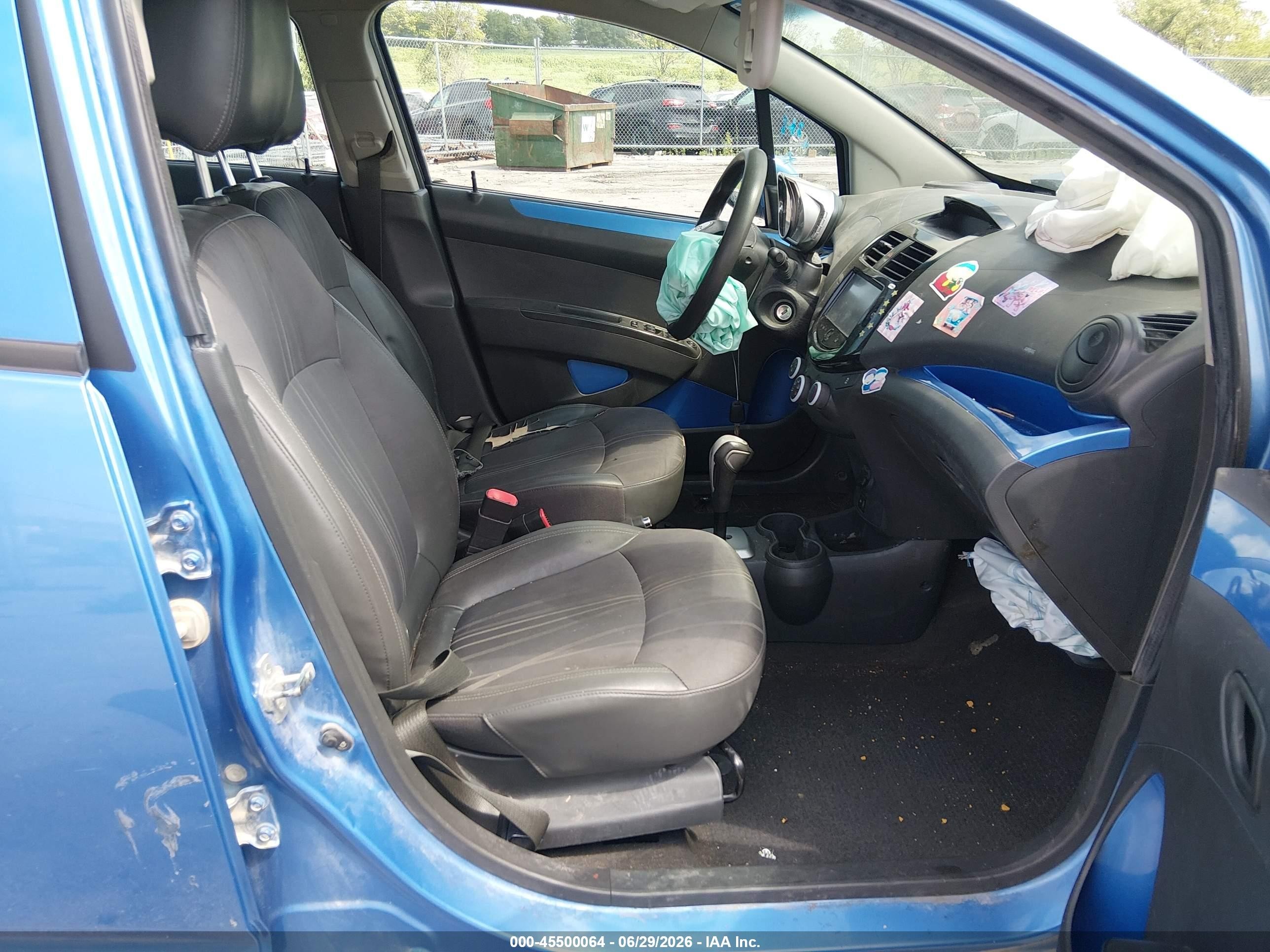 2015 Chevrolet Spark 1lt Cvt Blue vin: KL8CD6S97FC749863