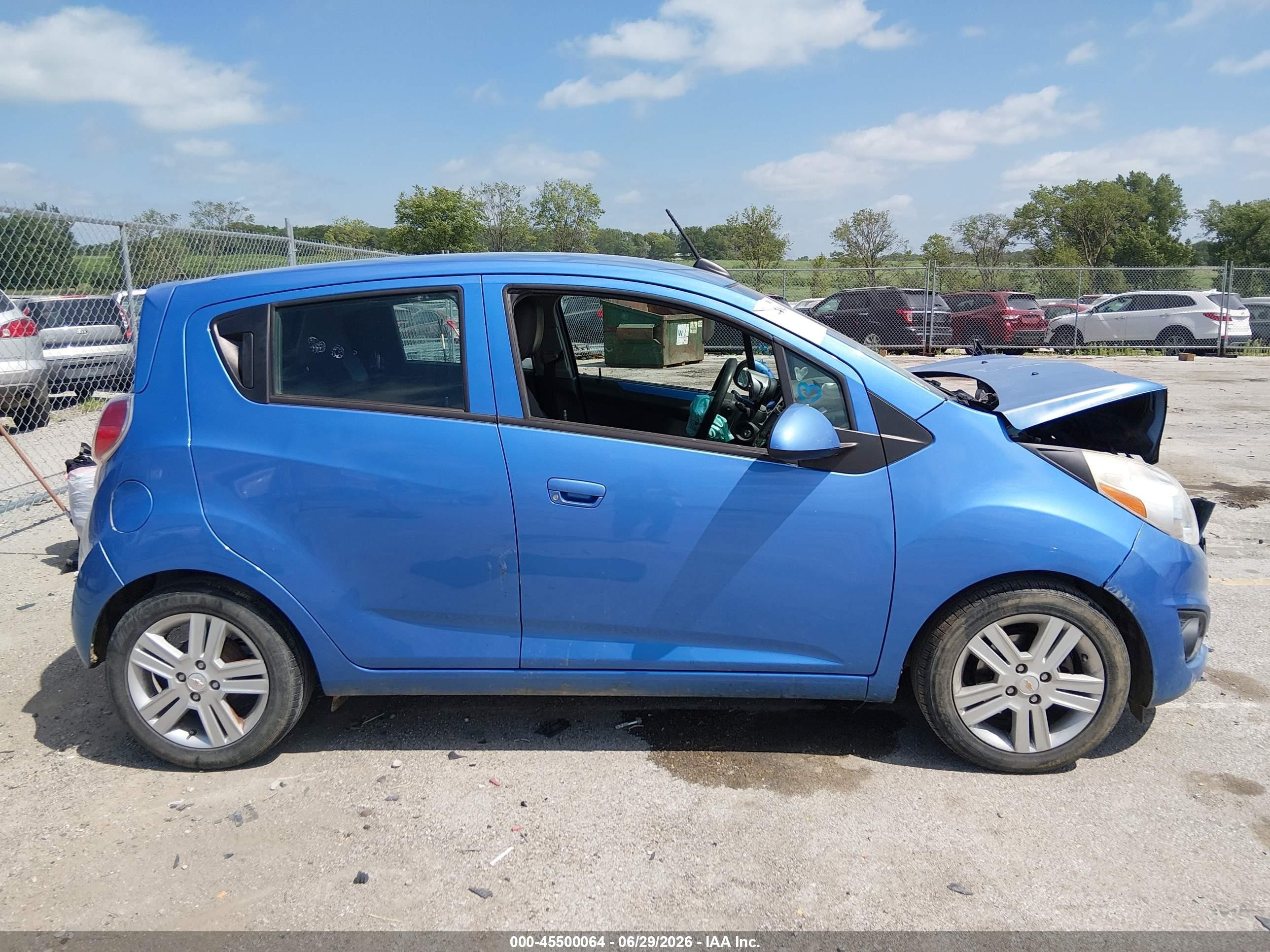 2015 Chevrolet Spark 1lt Cvt Blue vin: KL8CD6S97FC749863