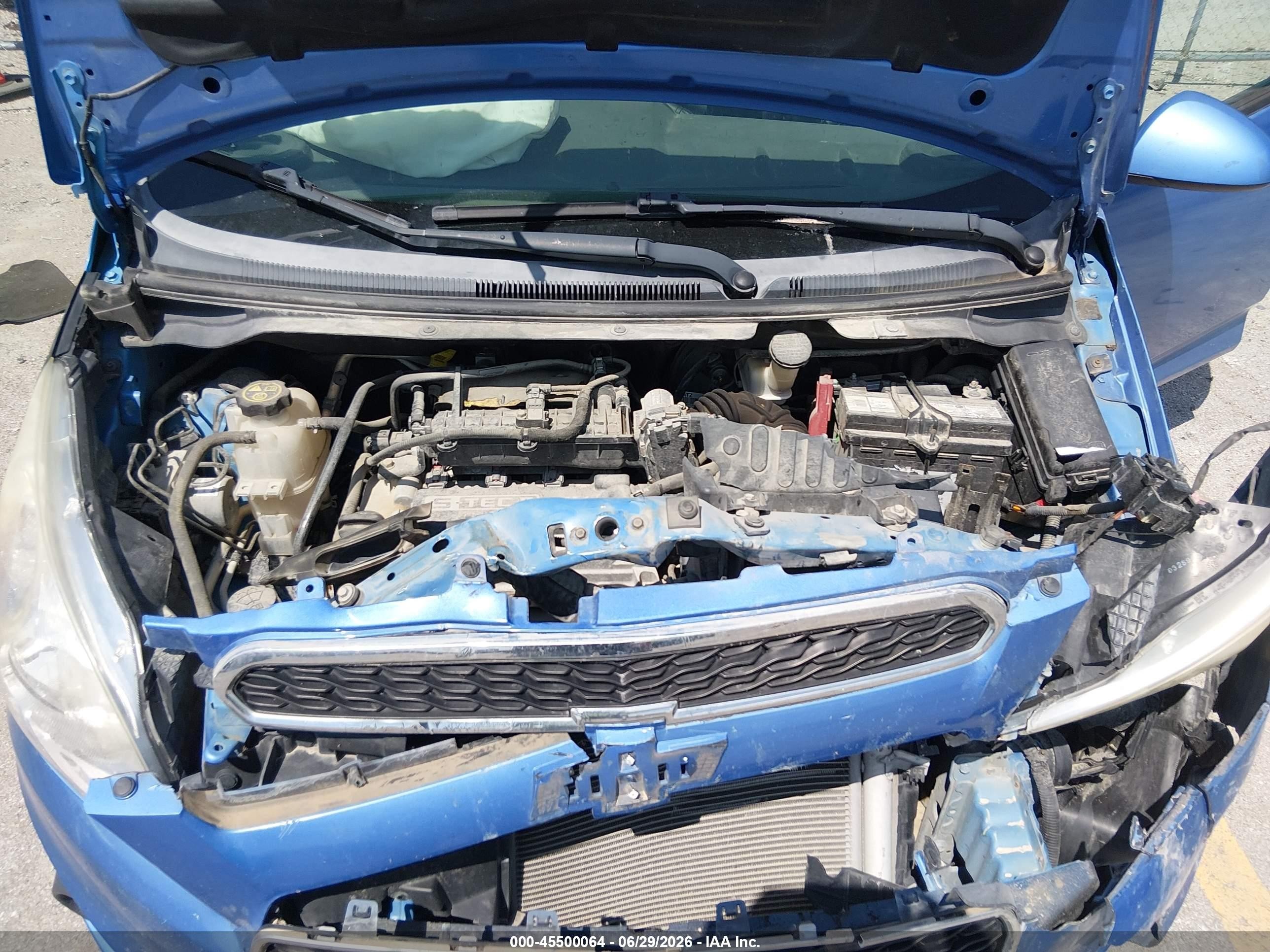 2015 Chevrolet Spark 1lt Cvt Blue vin: KL8CD6S97FC749863
