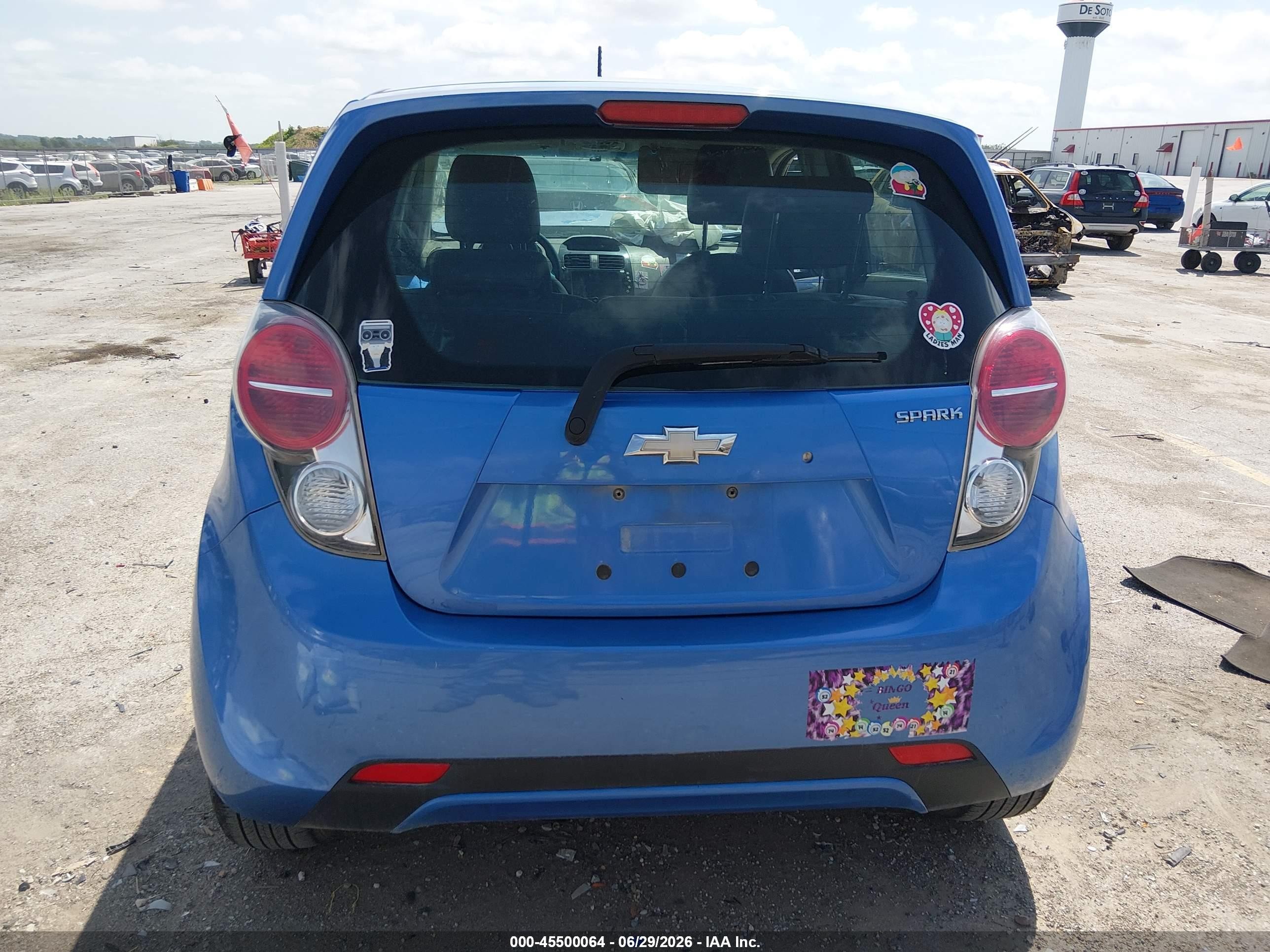 2015 Chevrolet Spark 1lt Cvt Blue vin: KL8CD6S97FC749863
