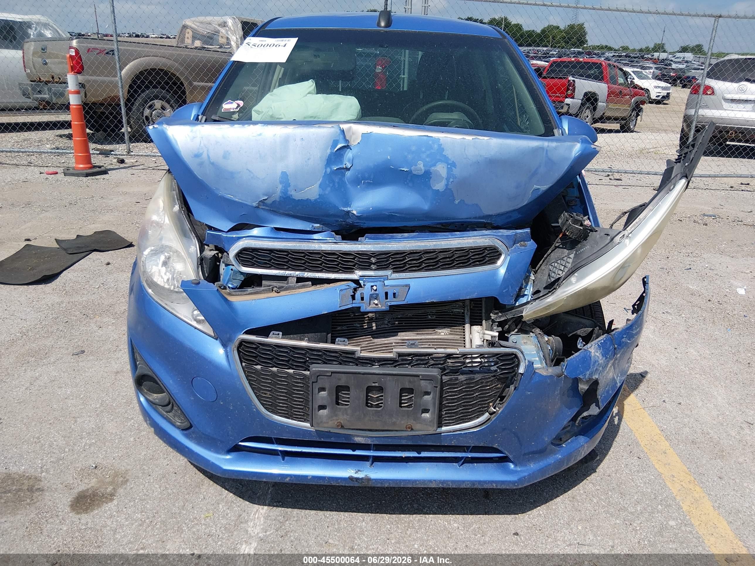 2015 Chevrolet Spark 1lt Cvt Blue vin: KL8CD6S97FC749863